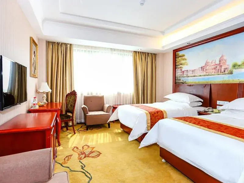 Bed in Vienna International Hotel Shanghai Fengxian Nanqiao Bed in Vienna International Hotel Shanghai Fengxian Nanqiao