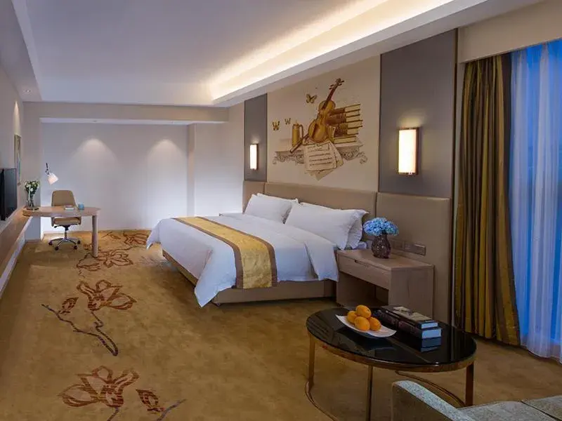 Bed in Vienna International Hotel Hangzhou East Railway Station Bed in Vienna International Hotel Hangzhou East Railway Station