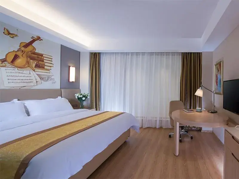 Bed in Vienna International Hotel Hangzhou East Railway Station Bed in Vienna International Hotel Hangzhou East Railway Station