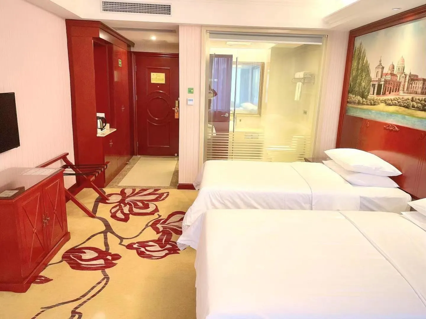 Bed in Vienna Hotel Shenzhen Bao'an Xin'an