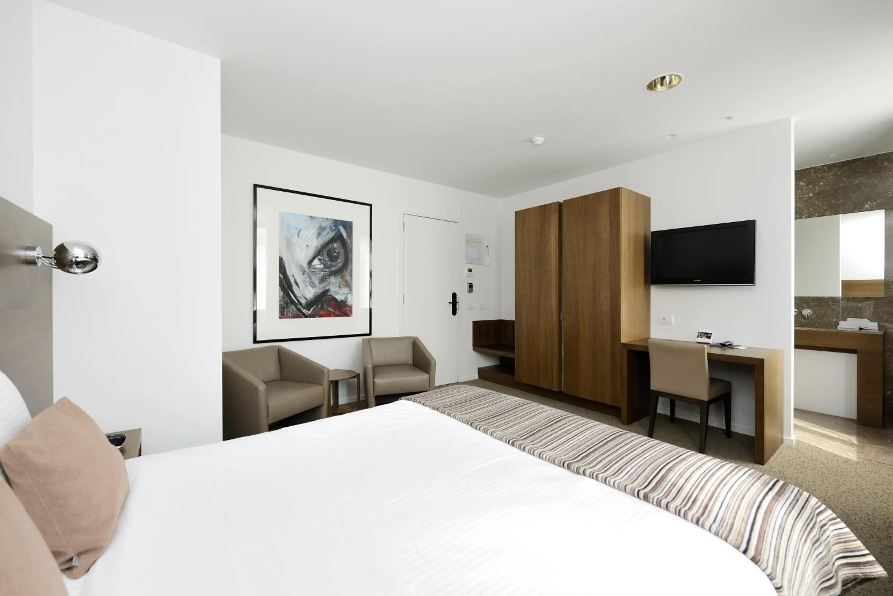 Bed in Hotel Messeyne