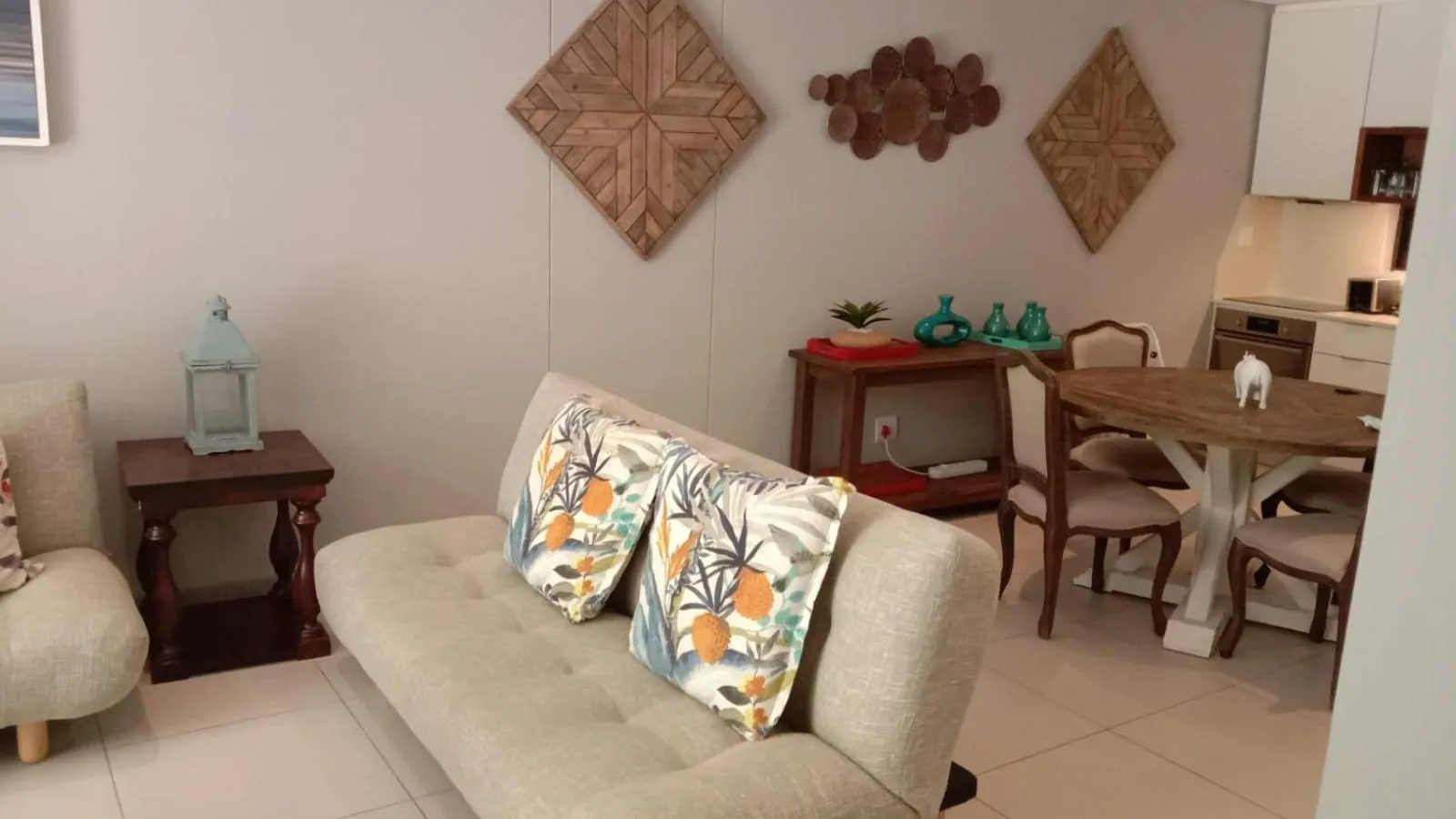 Living room in Zimbali Suites 223