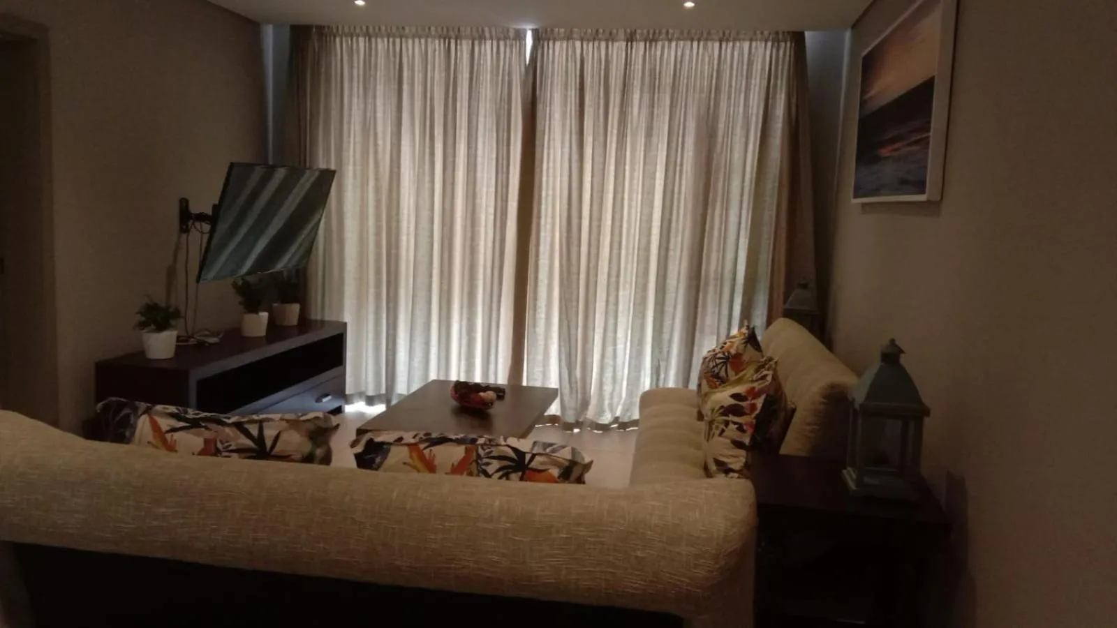 Living room, Bed in Zimbali Suites 223