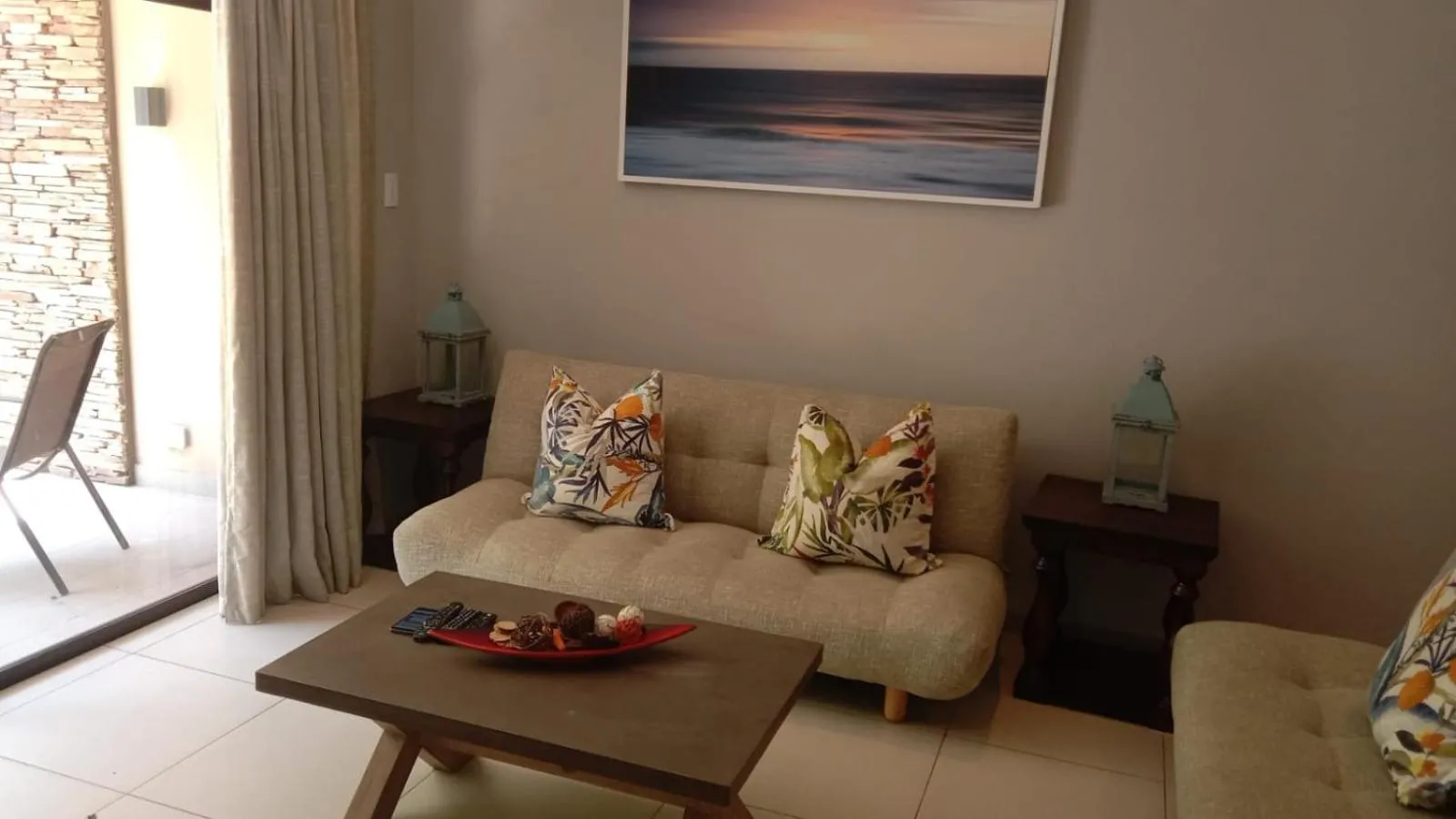Living room in Zimbali Suites 223