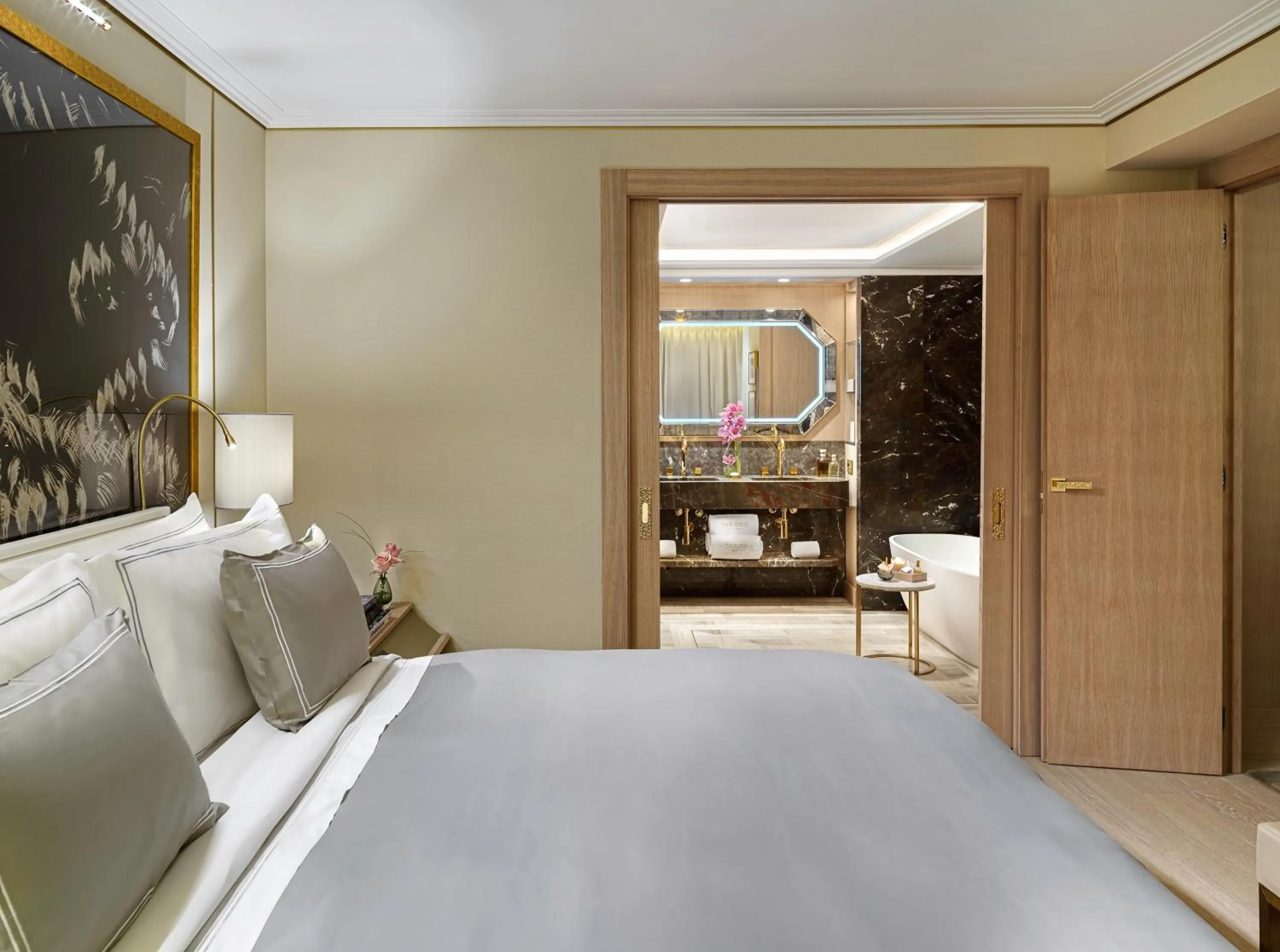 Decorative detail, Bed in The One Barcelona GL