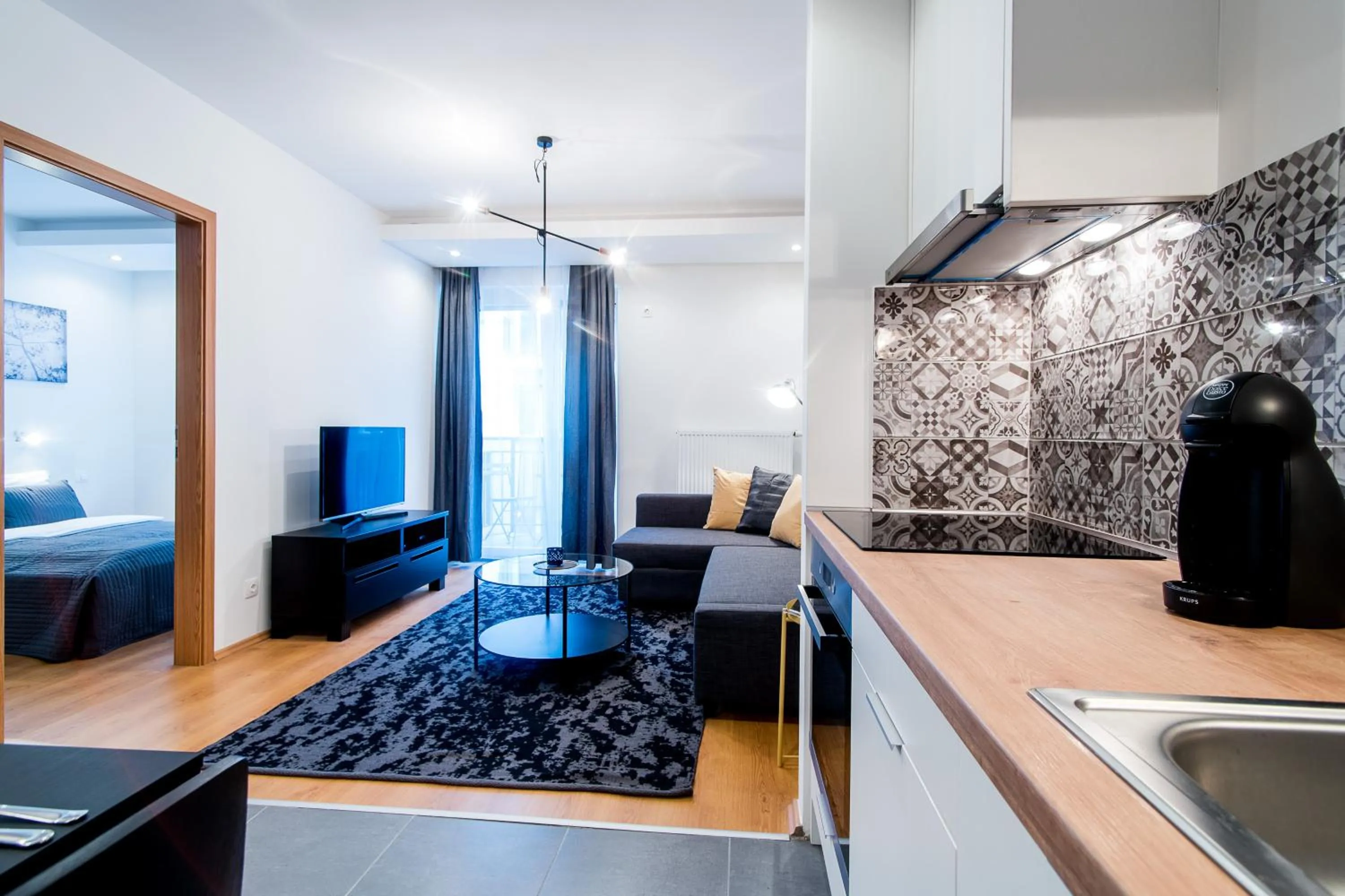 Living room, Bed in Vagabond Corvin