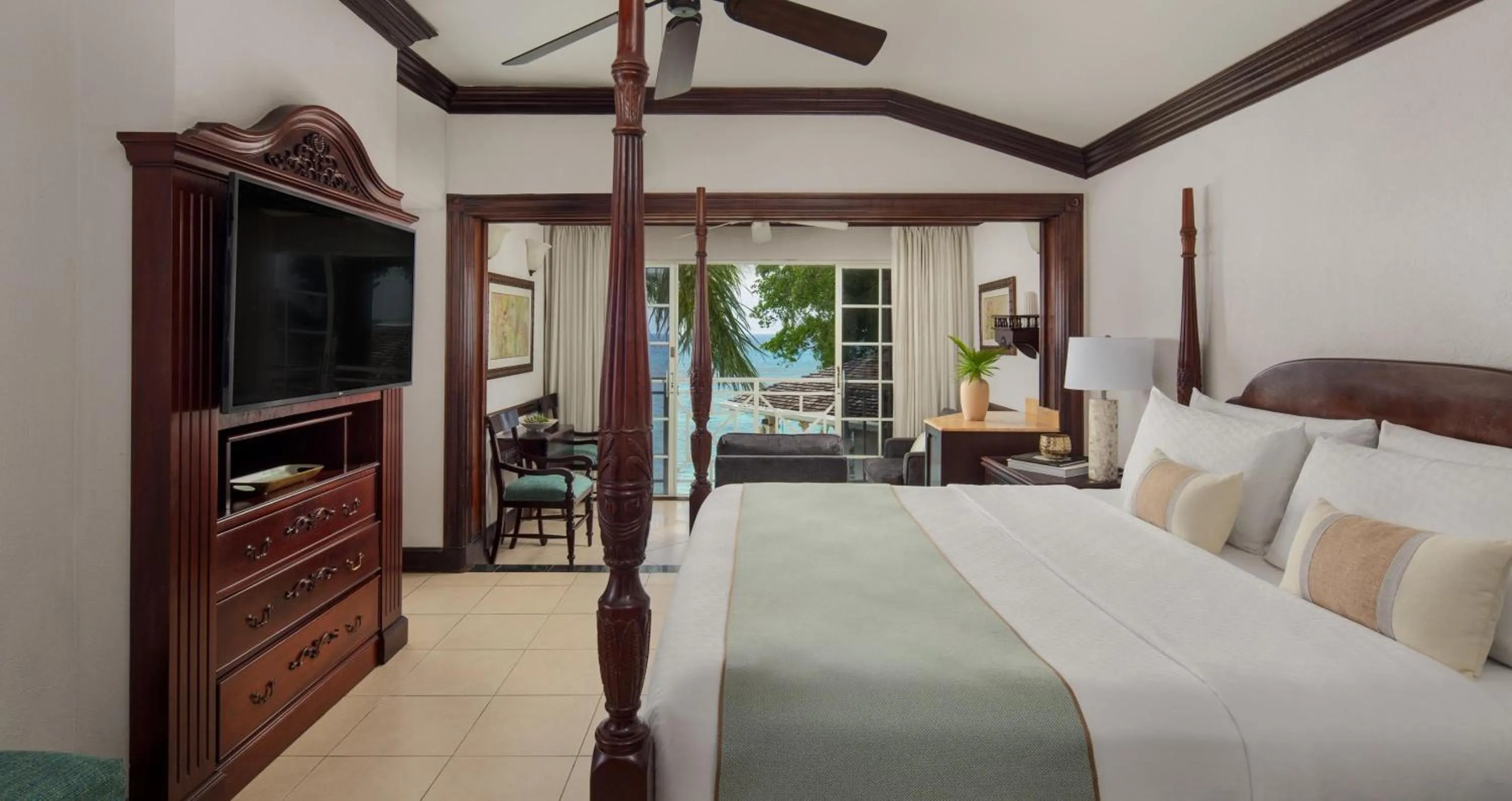 Photo of the whole room, Bed in Sandals Royal Plantation All Inclusive - Couples Only