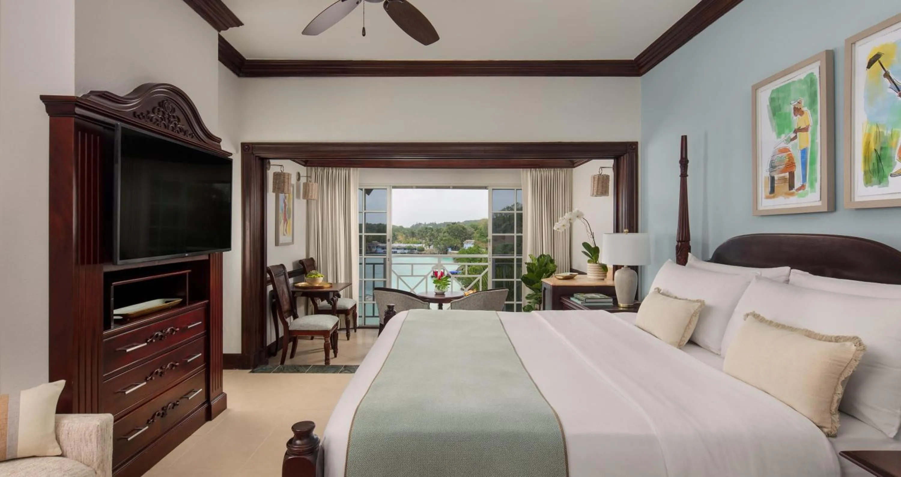 Photo of the whole room, Bed in Sandals Royal Plantation All Inclusive - Couples Only