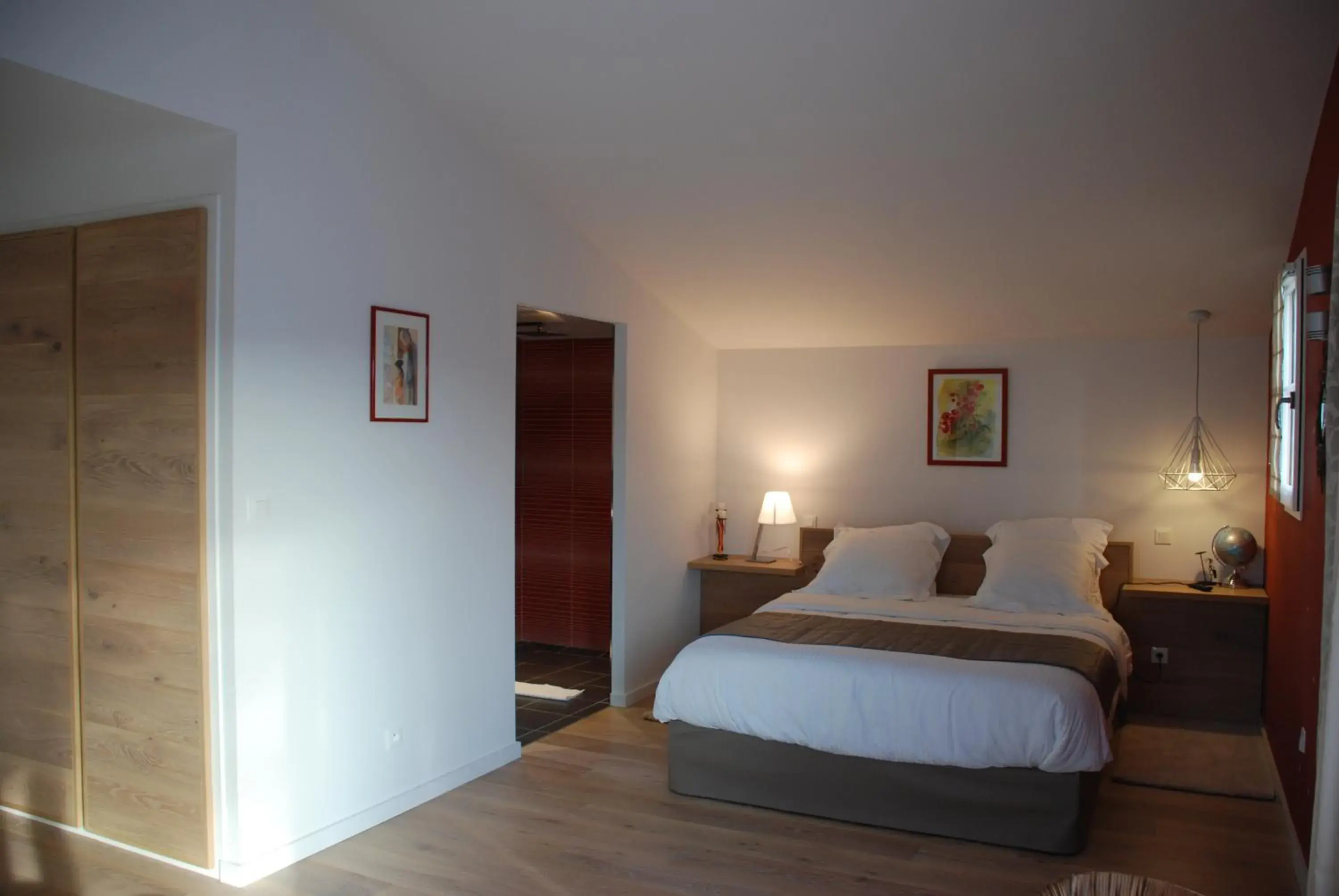 Double Room with Pool View in Les Ambèles Double Room with Pool View in Les Ambèles