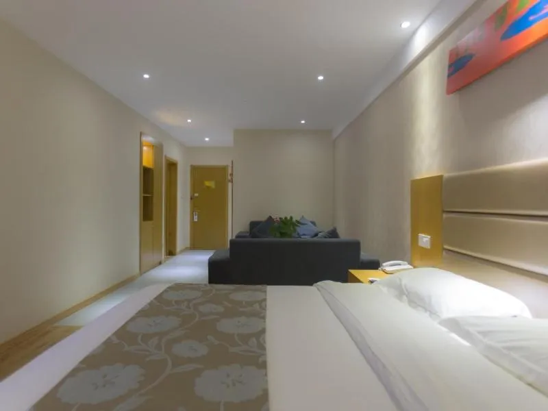 Bed in GreenTree Inn JiangSu XuZhou JiaWang Government Express Hotel