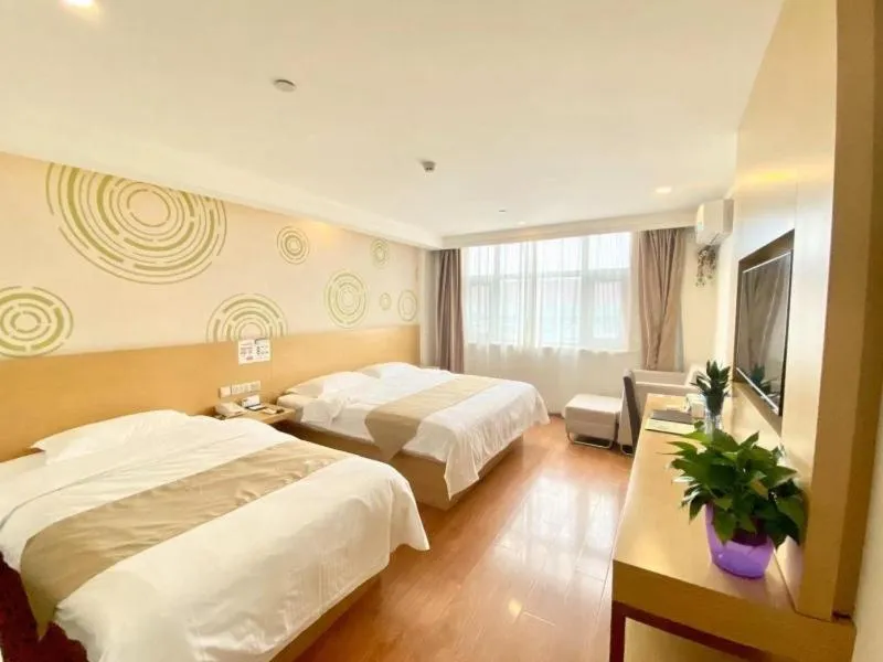 Bed in GreenTree Inn Tianjin Xiqing District Xiuchuan Road Sunshine 100