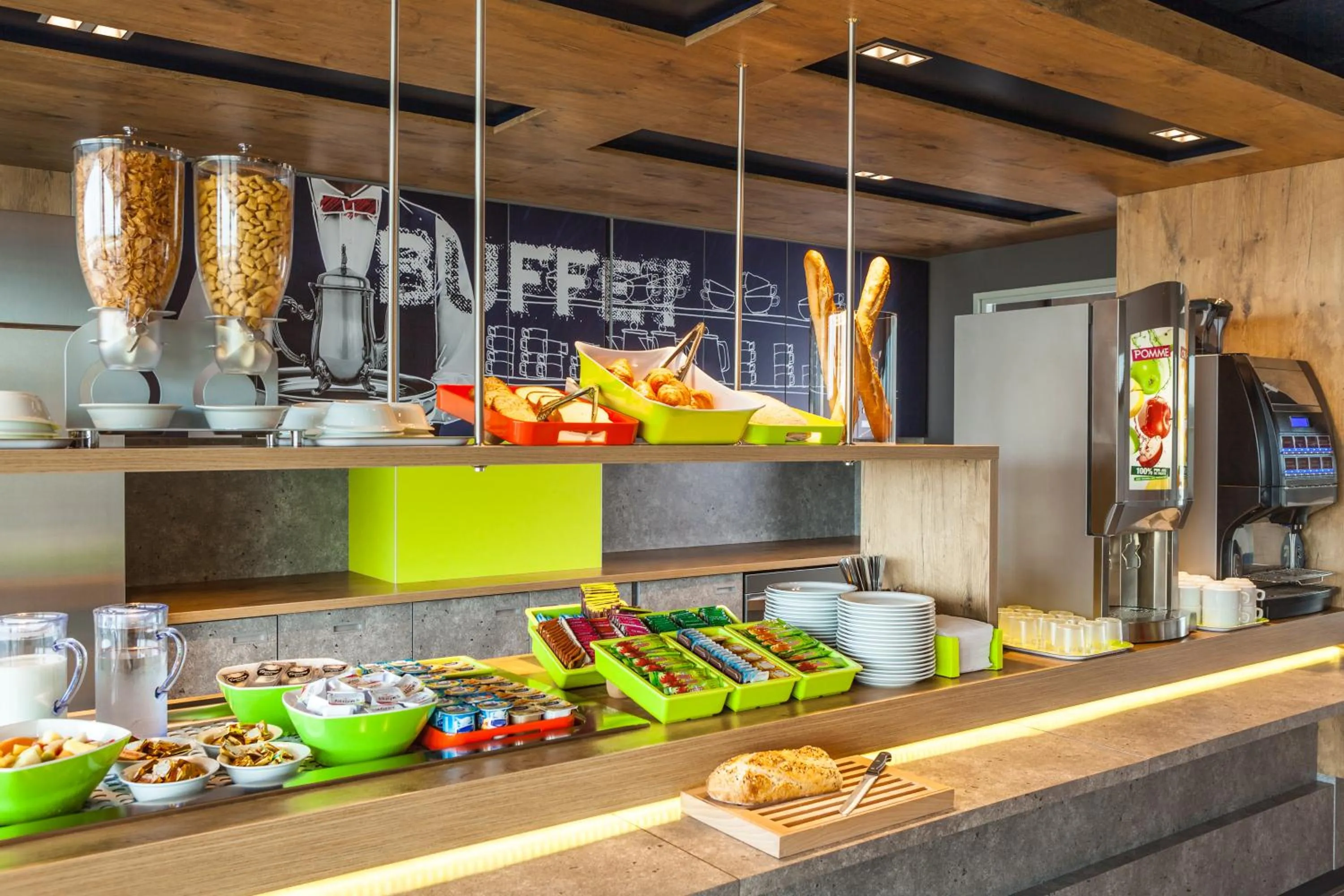 Area and facilities in ibis budget Sens