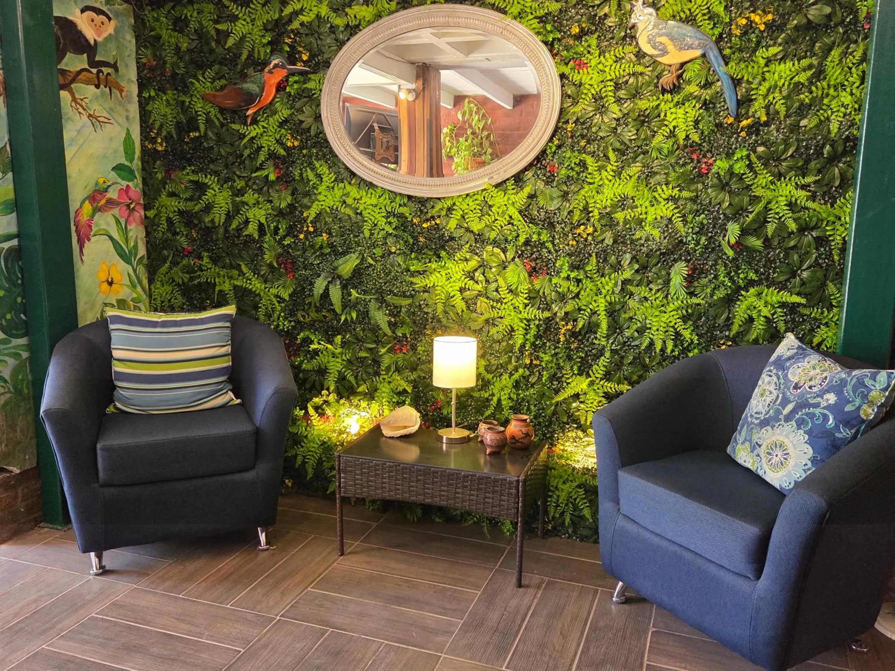 Lobby or reception in Hotel La Palapa