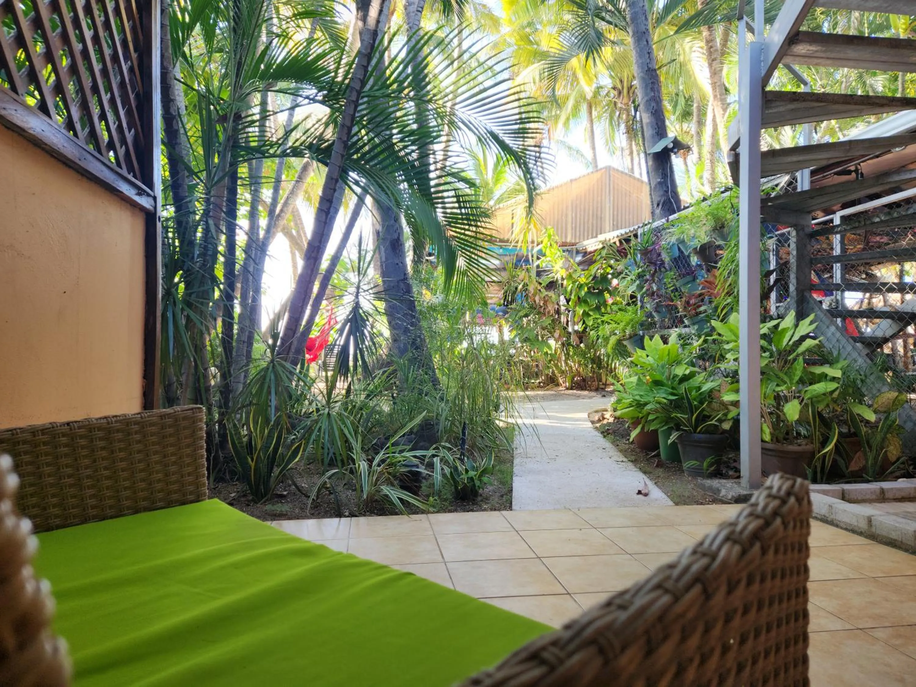 Patio in Hotel La Palapa