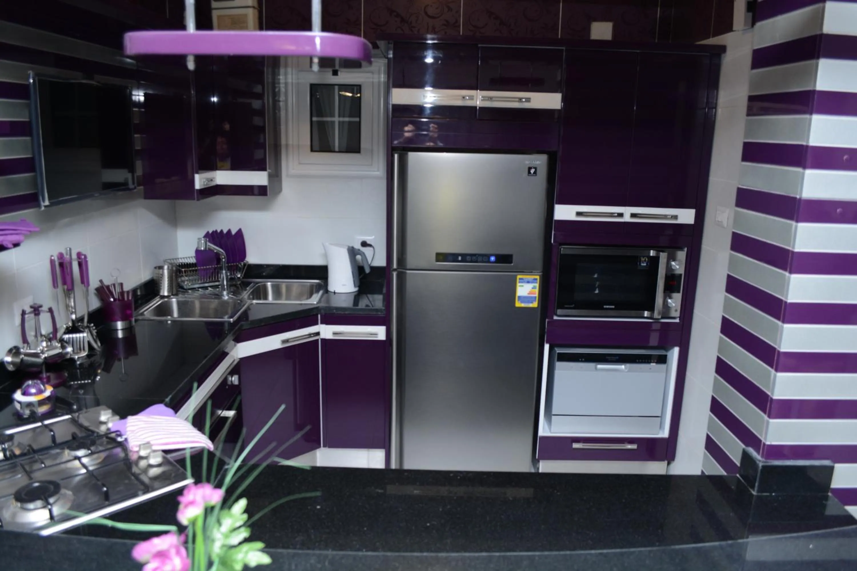 TV and multimedia in Luxury Nile Maadi Cairo Apartment
