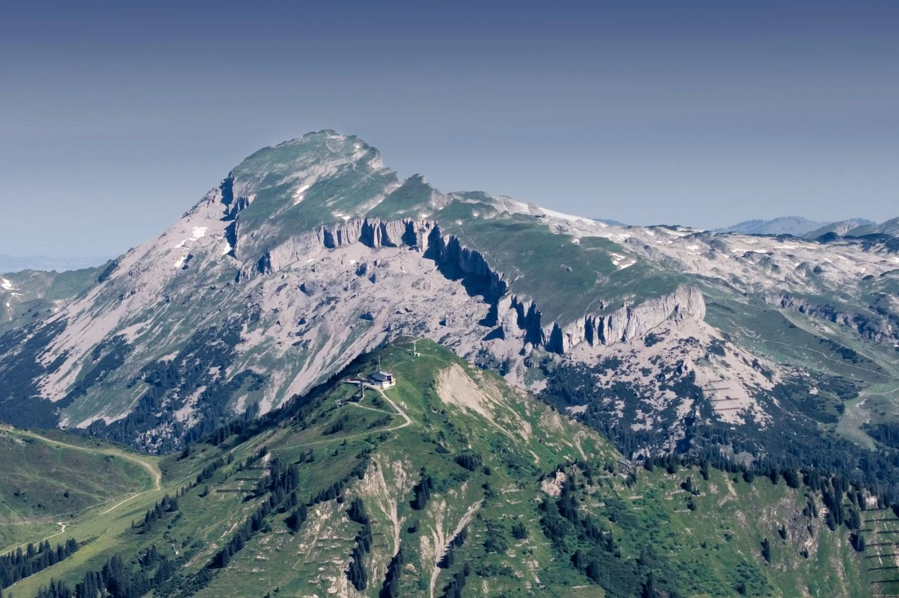Natural landscape in Alp-Chalet