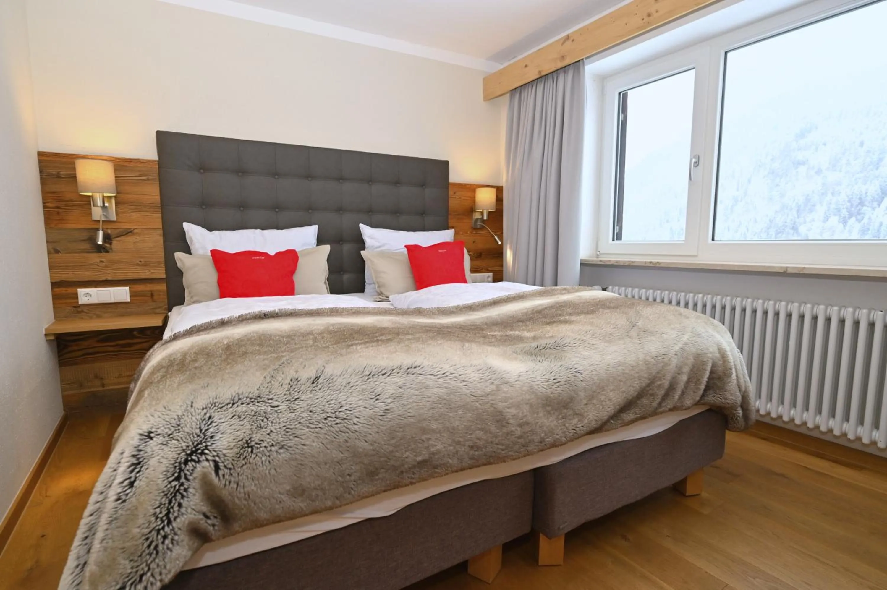 Bedroom, Bed in Alp-Chalet