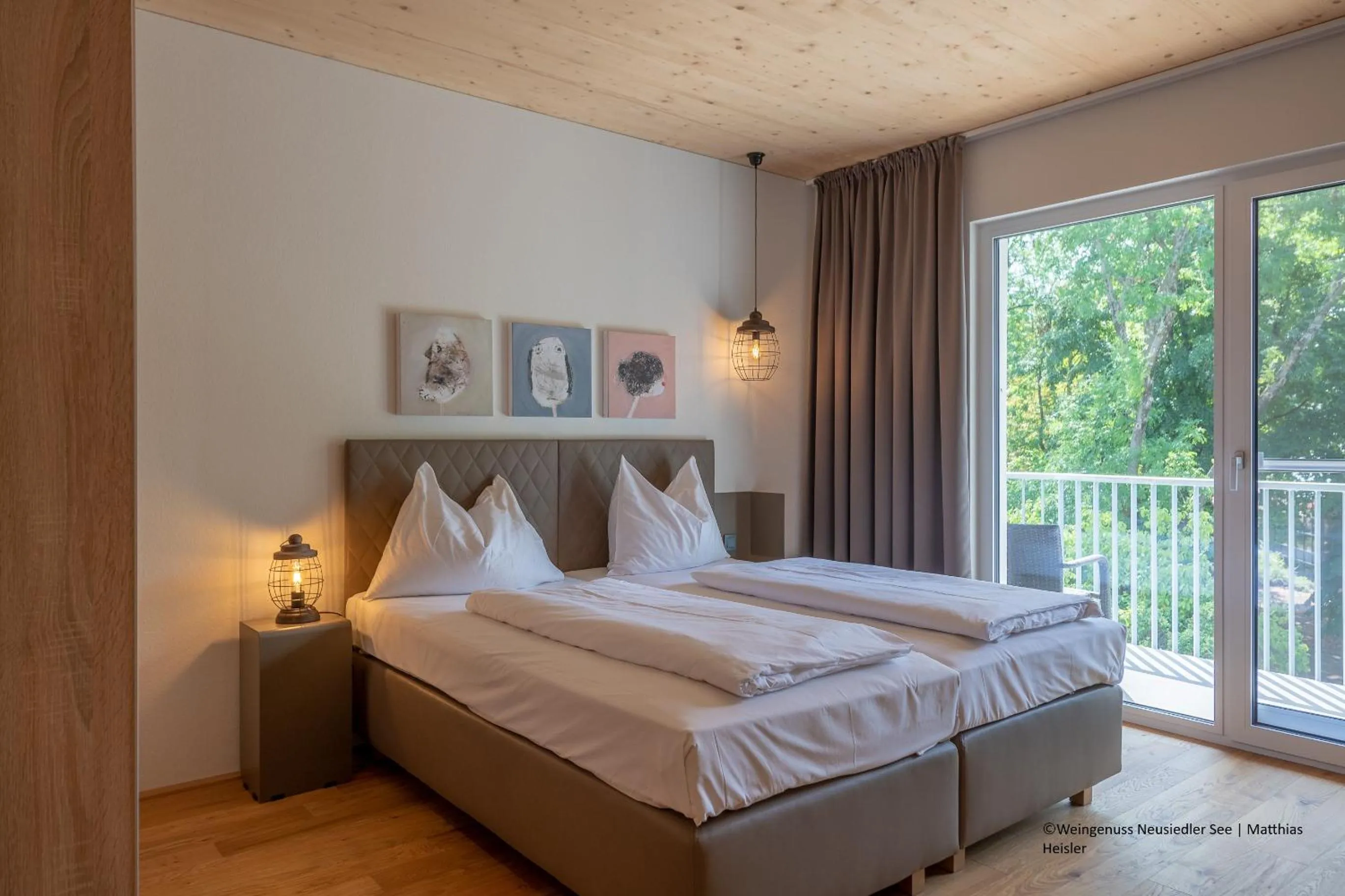 Bed in Hotel Katamaran