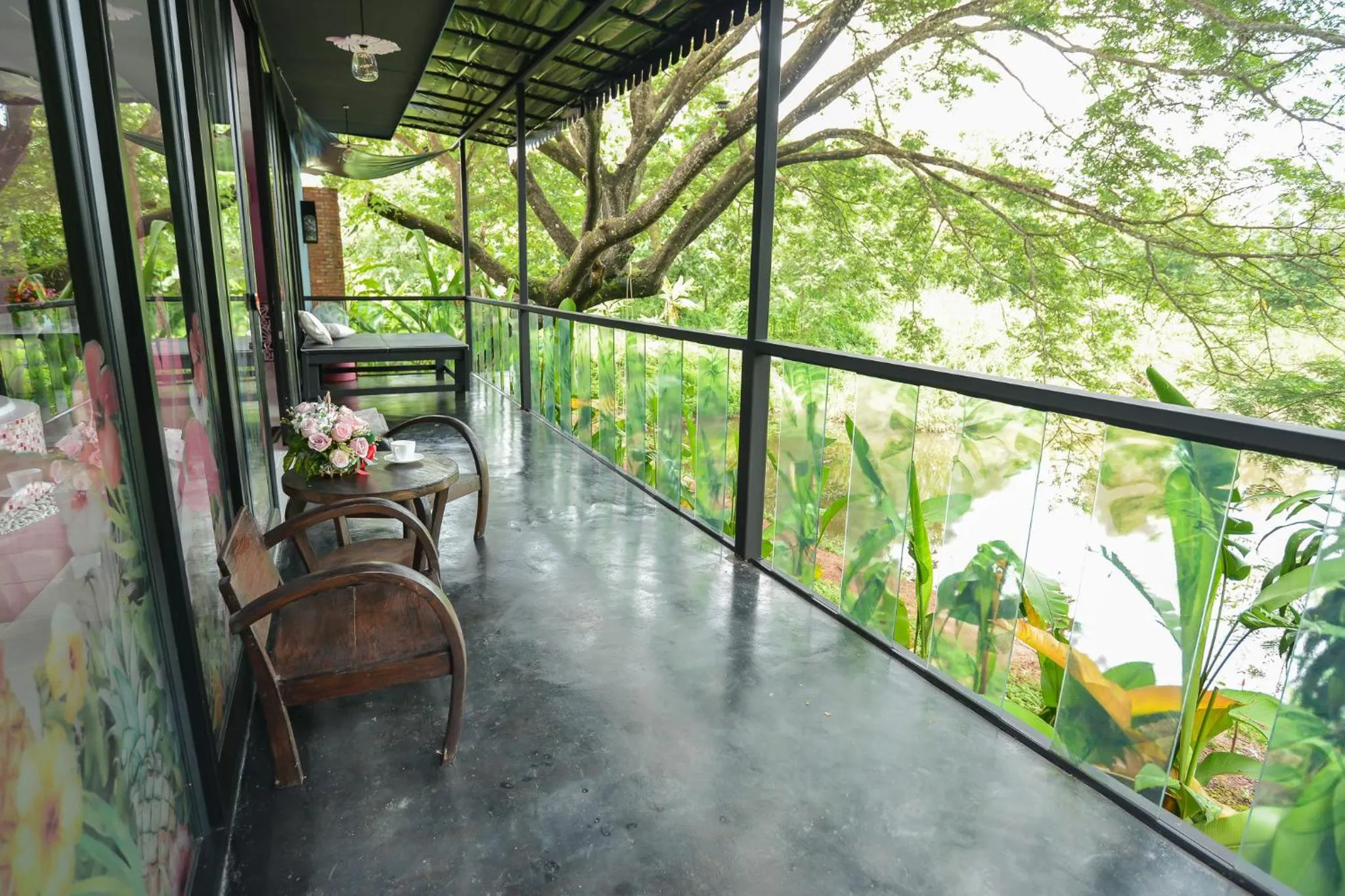 Balcony/Terrace in Bedvilla Chiangrai