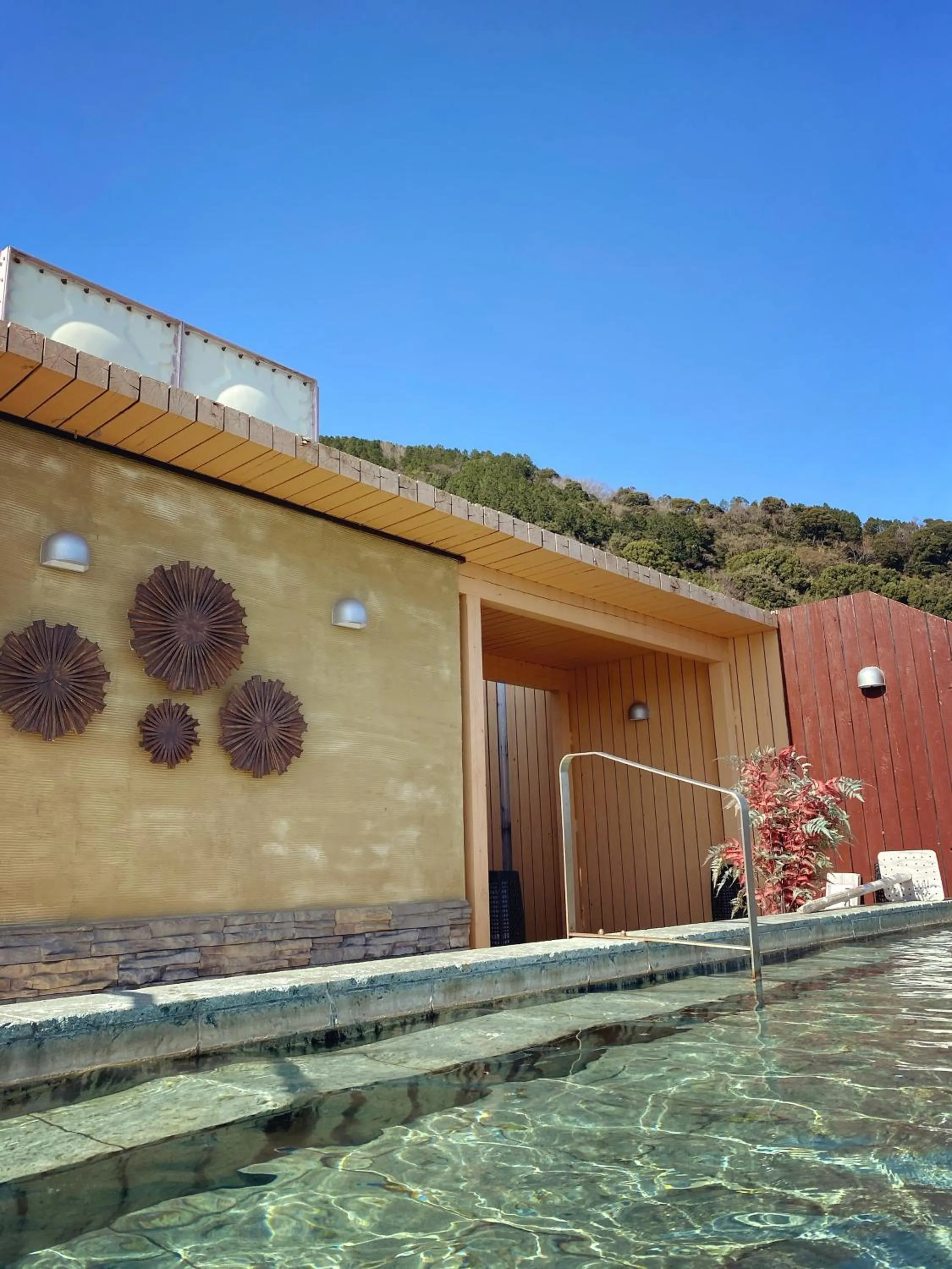 Open Air Bath in Hokkawa Onsen Hotel