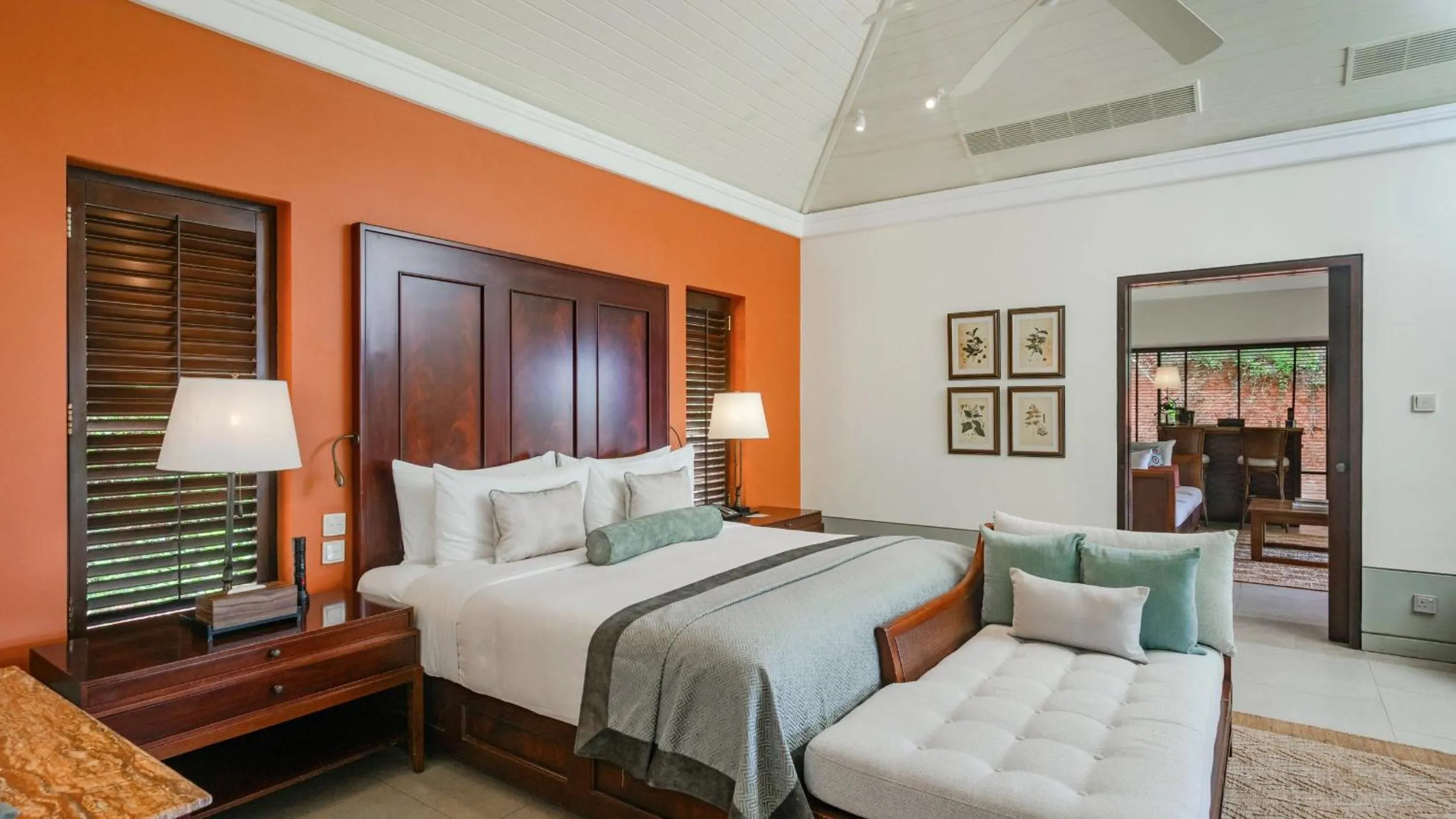 Bedroom, Bed in Cape Weligama - Relais and Chateaux