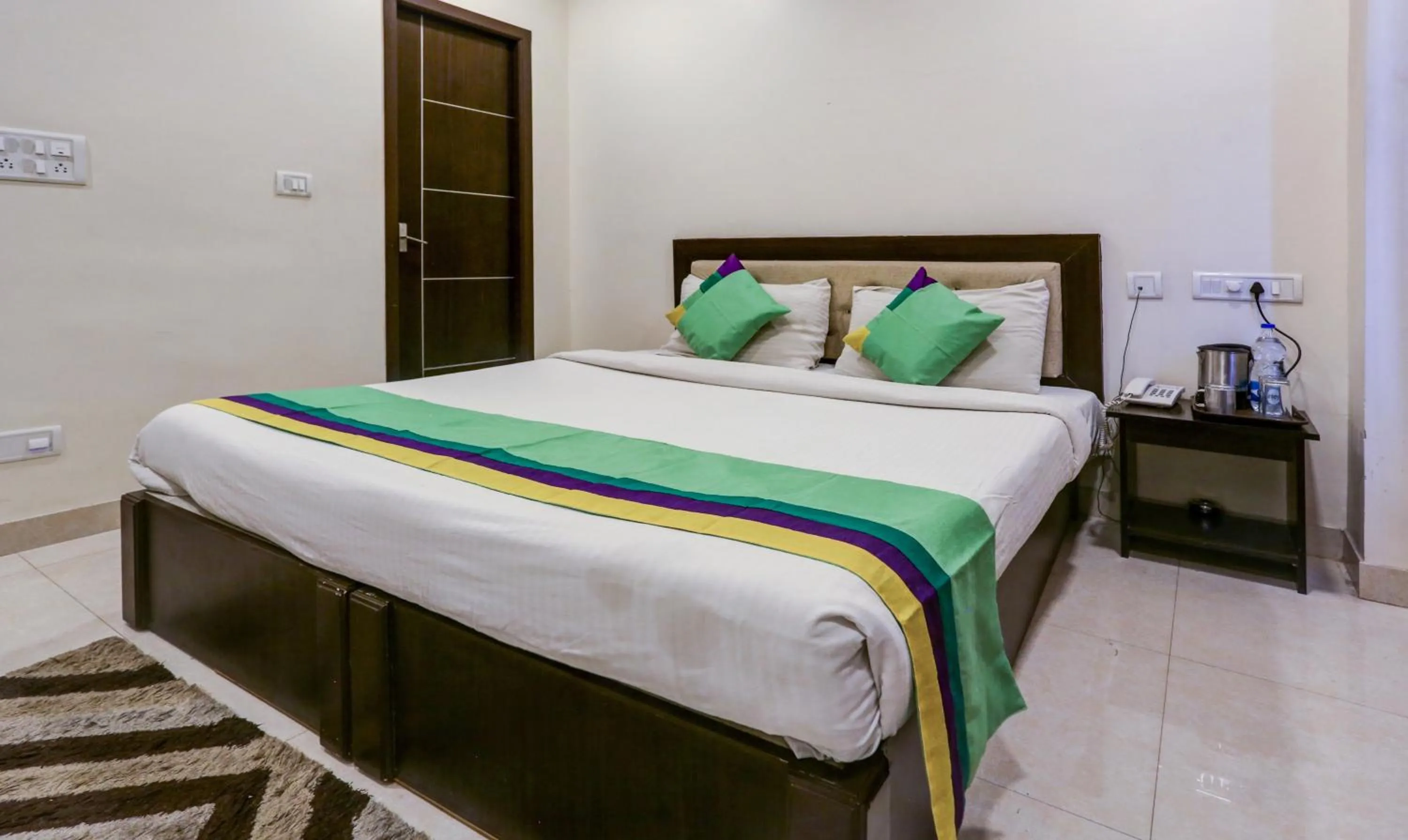 Bed in Hotel Royal Elite Madurai