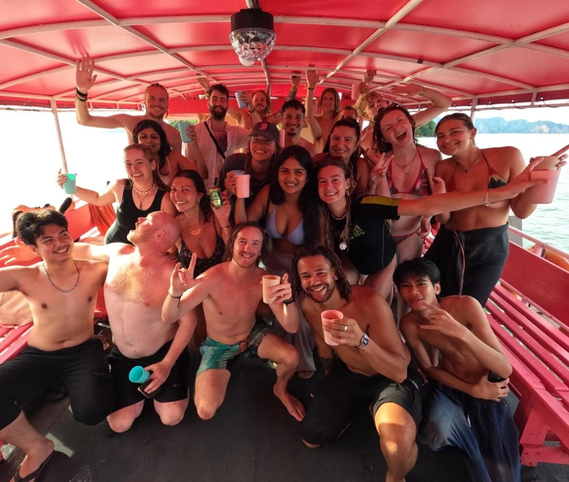 group of guests in Balcony Party Hostel - 18-40