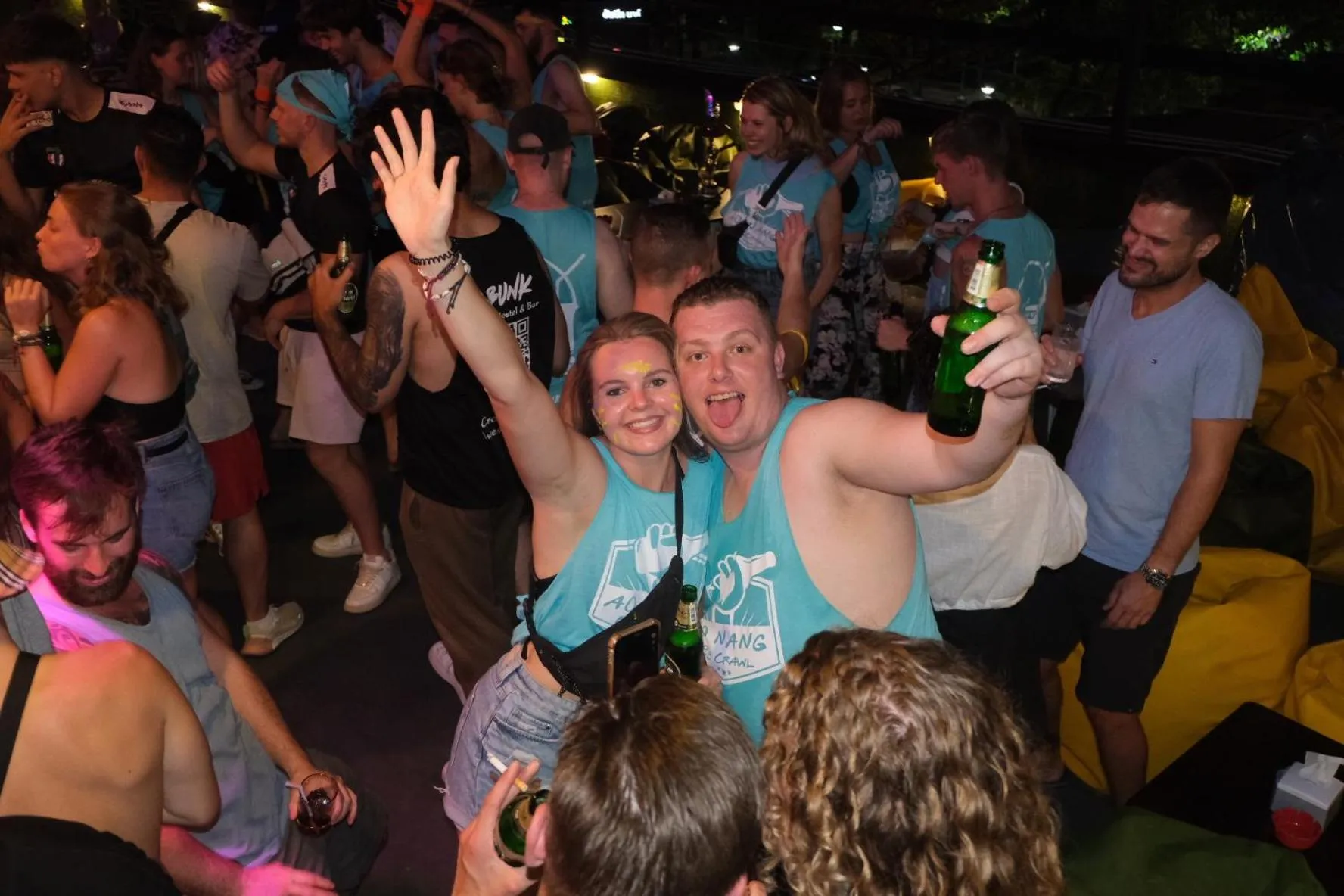 group of guests in Balcony Party Hostel - 18-40