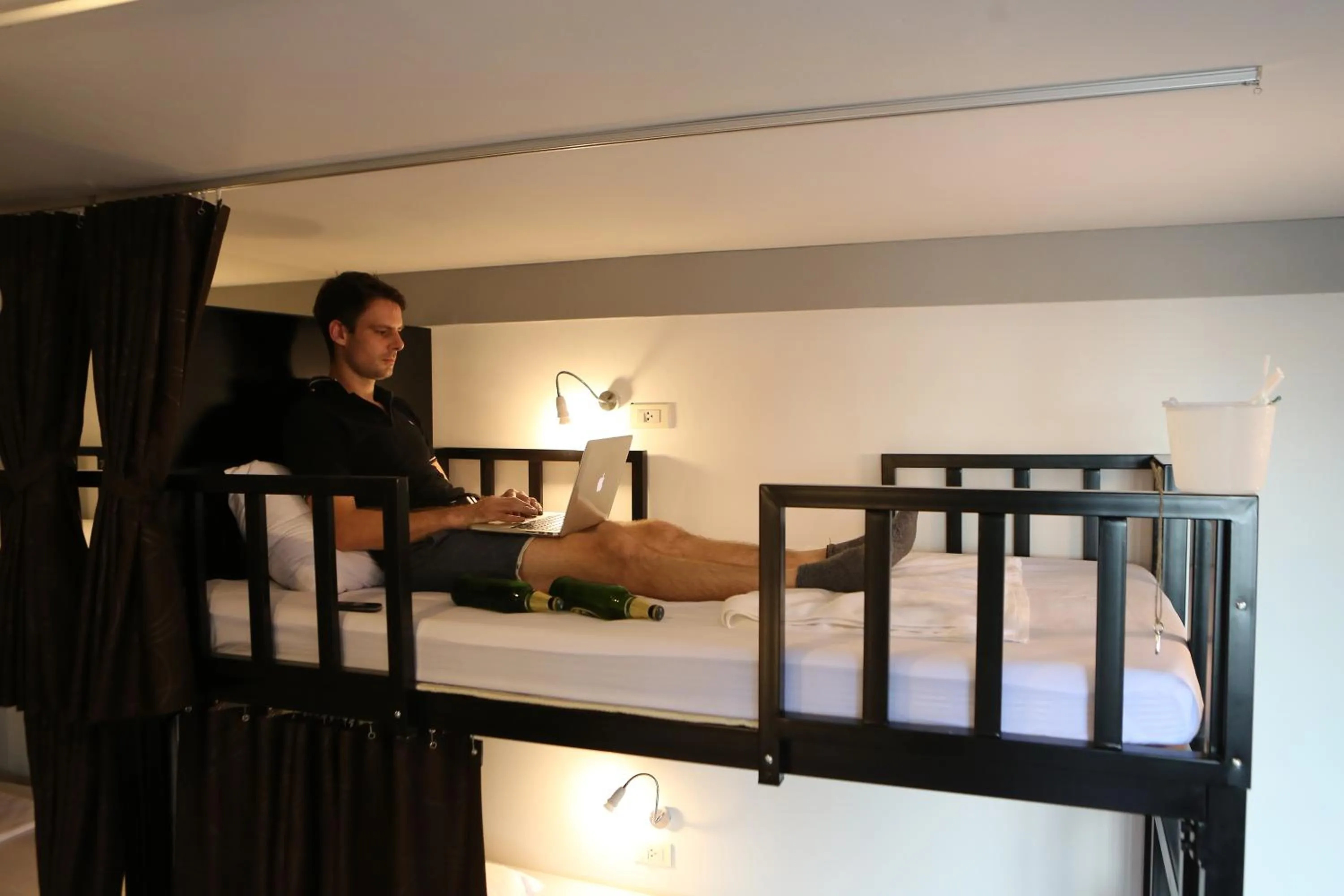 bunk bed, Bed in Balcony Party Hostel - 18-40