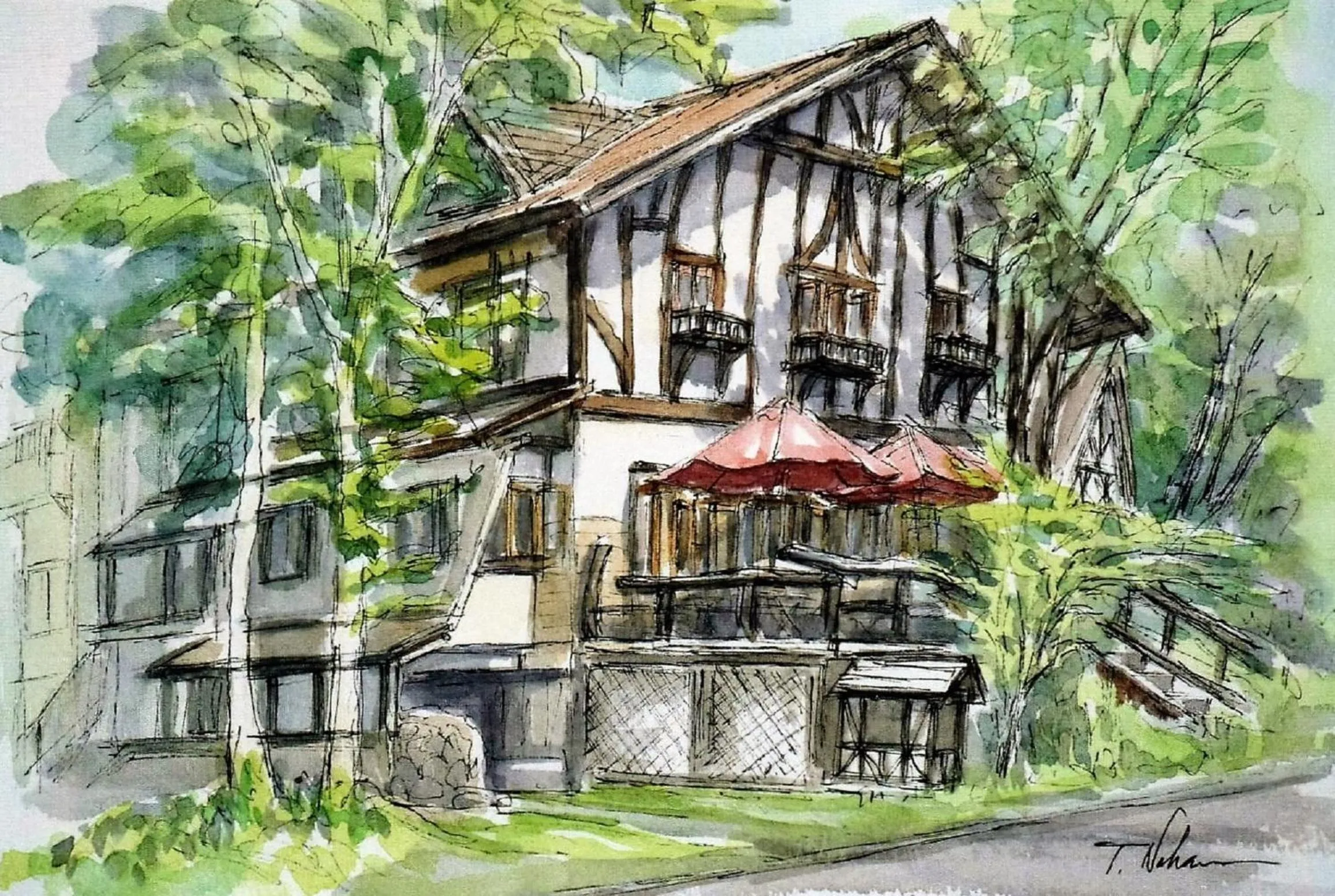 Property building in Pension Eastmountain Hakuba