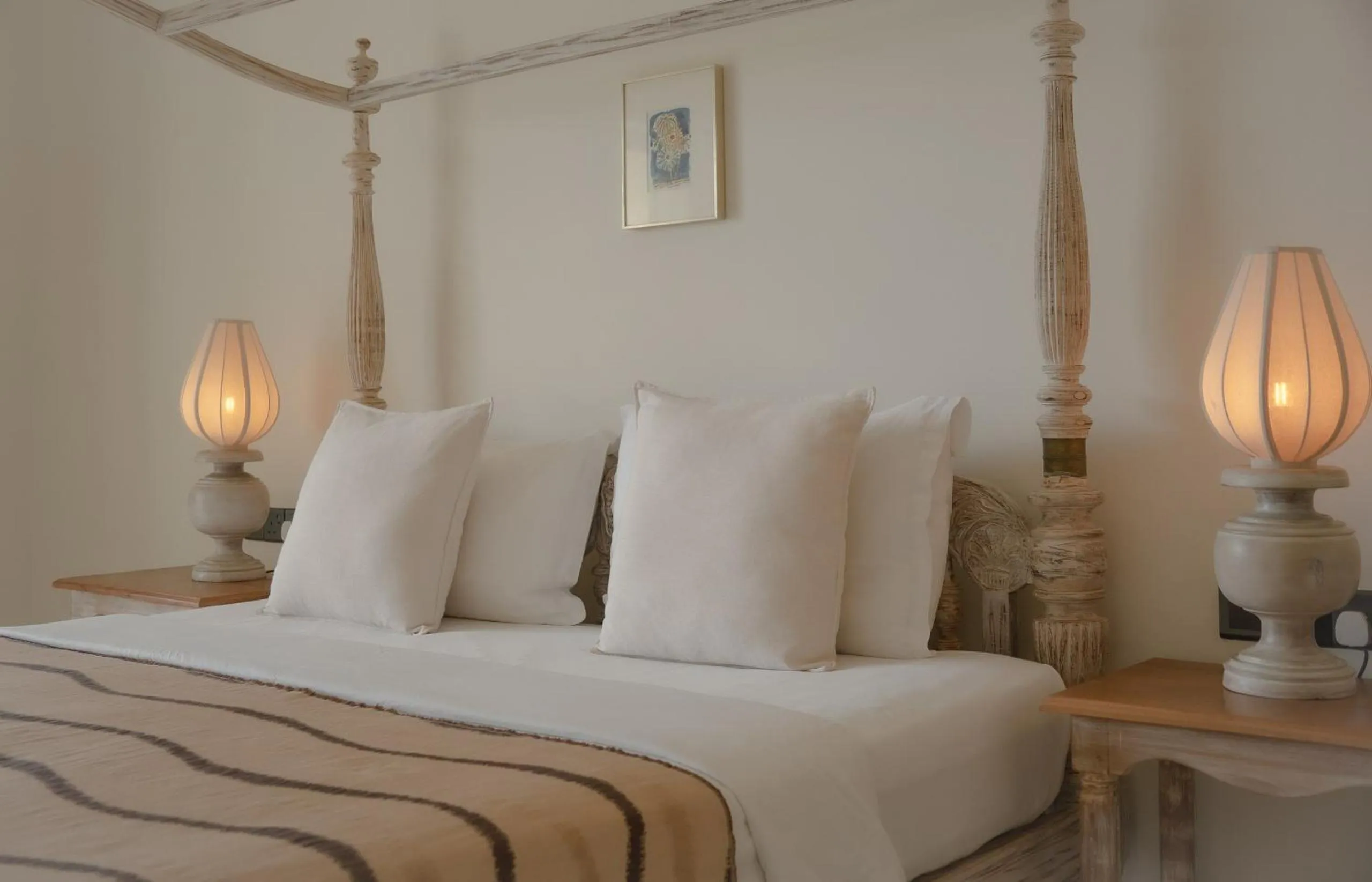 Bed in Naomi Beach Resort - Adults only