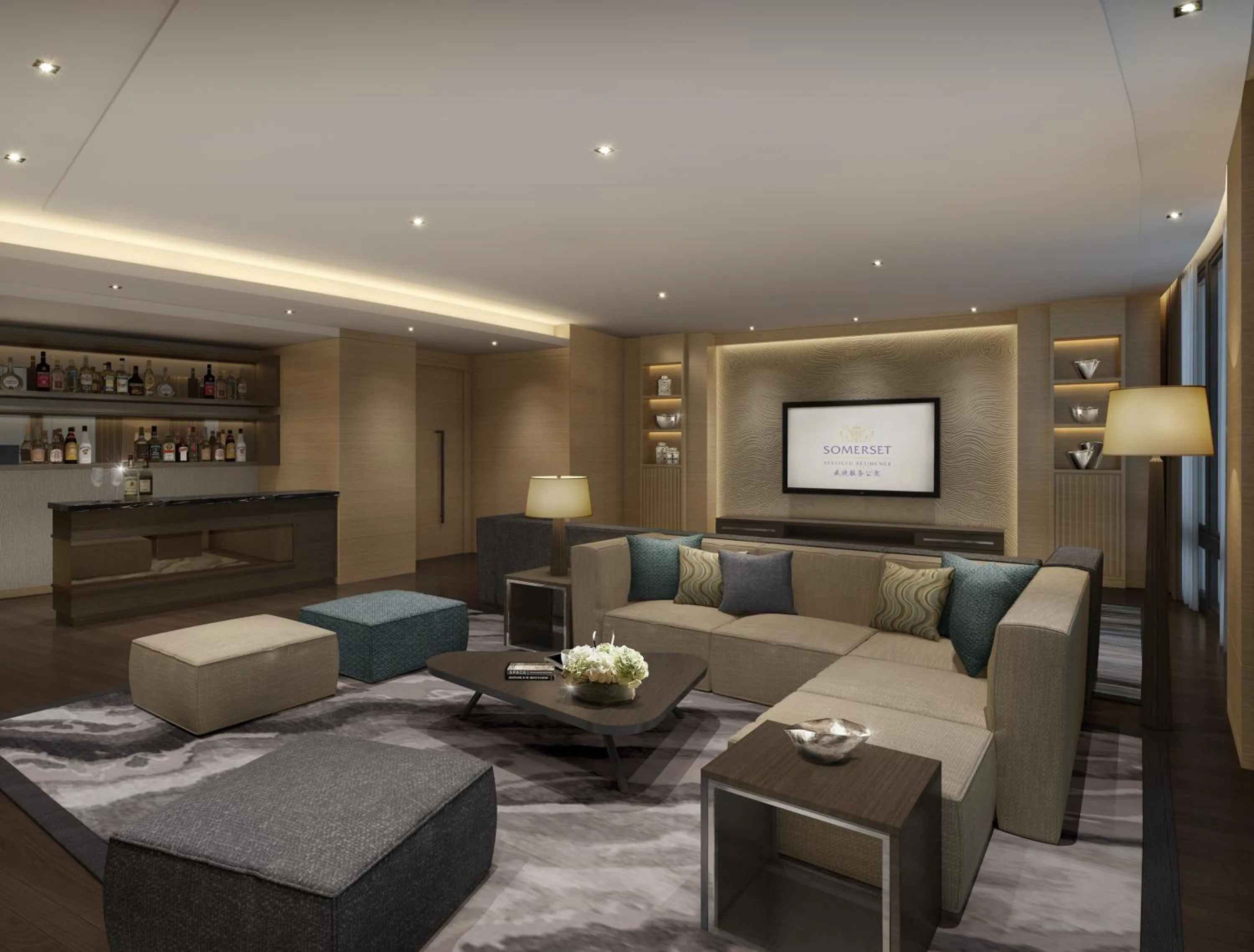 Lounge or bar in Somerset Software Park Xiamen