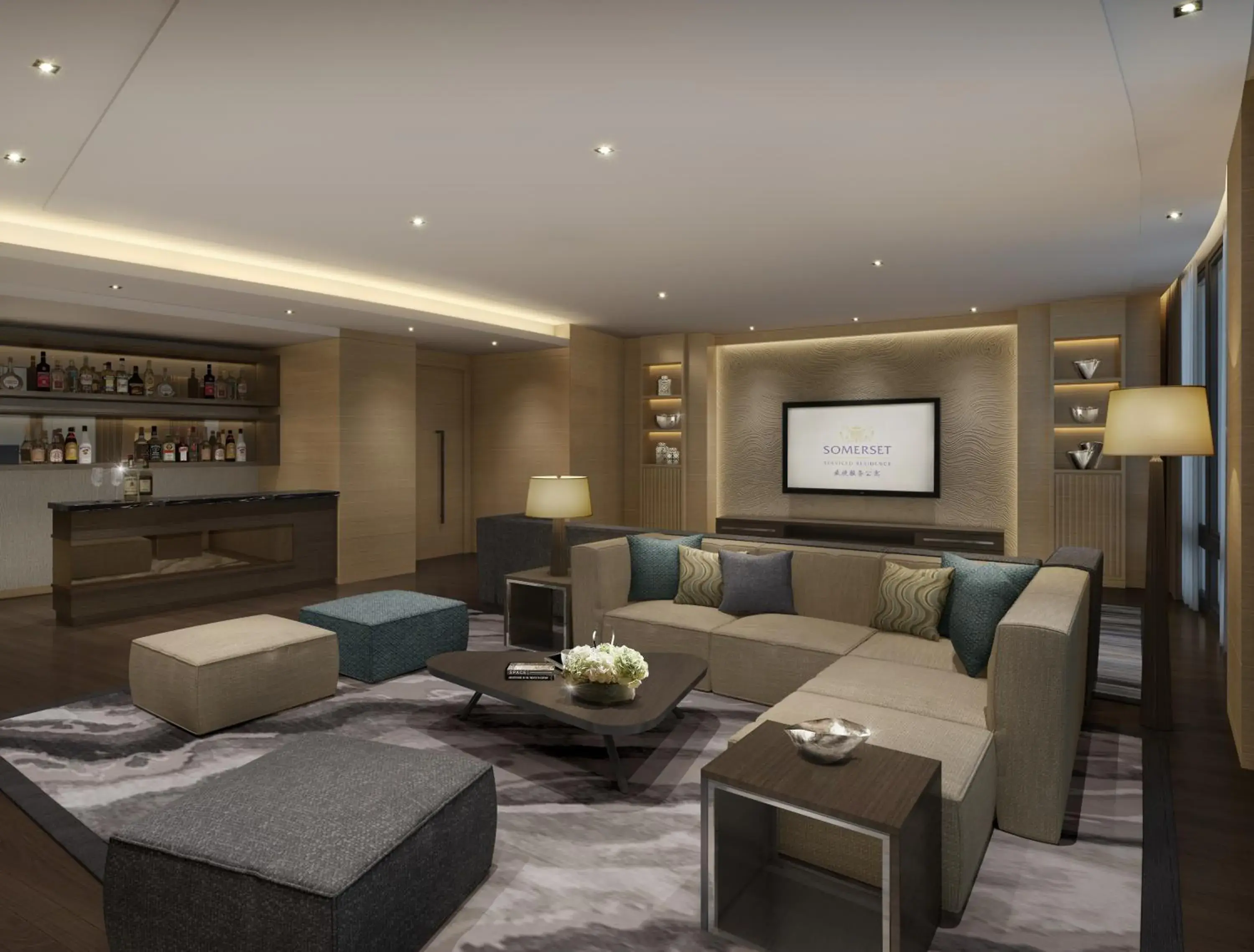 Lounge or bar in Somerset Software Park Xiamen Lounge or bar in Somerset Software Park Xiamen