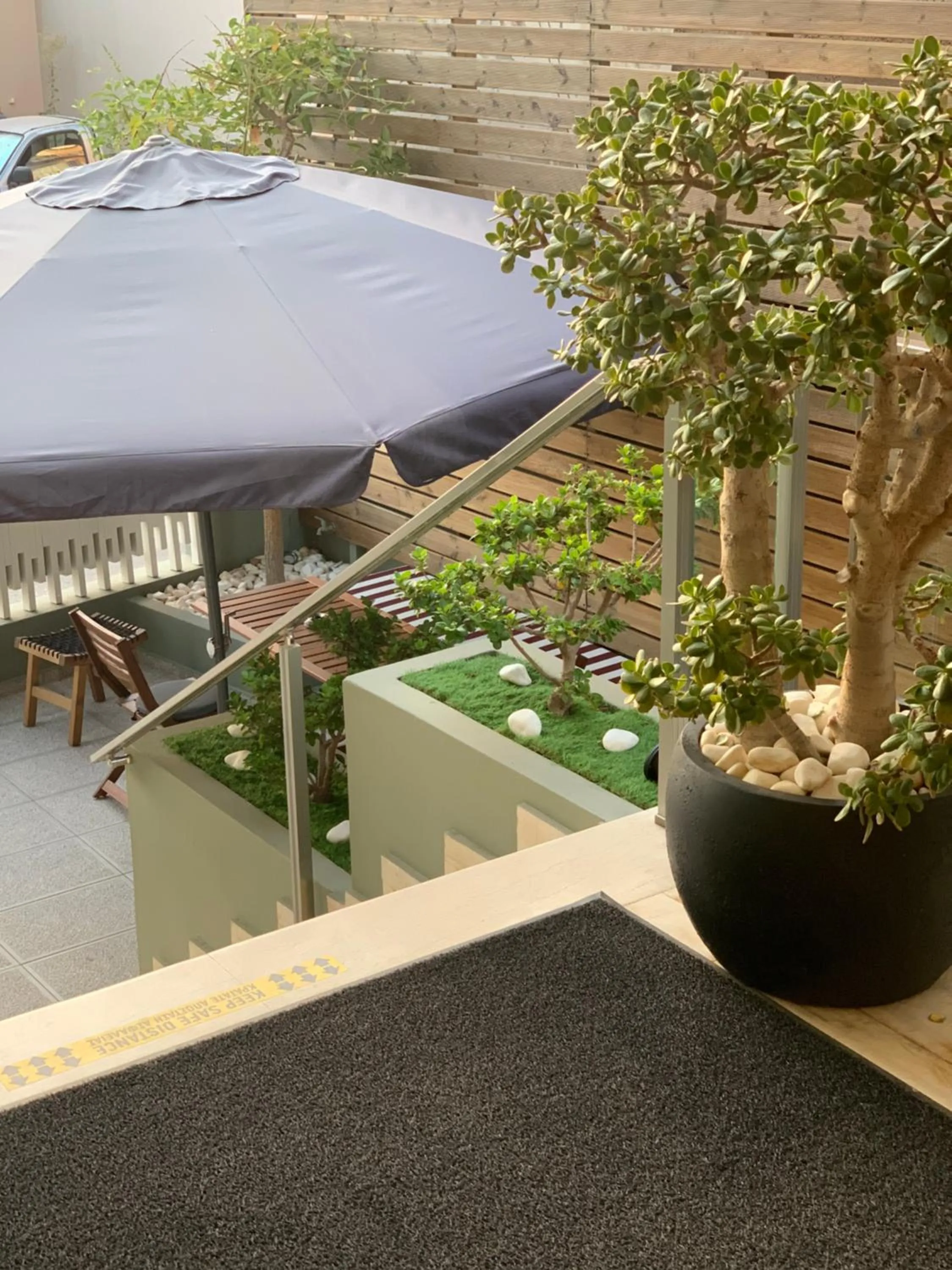 Seating area in Sunshine Studios