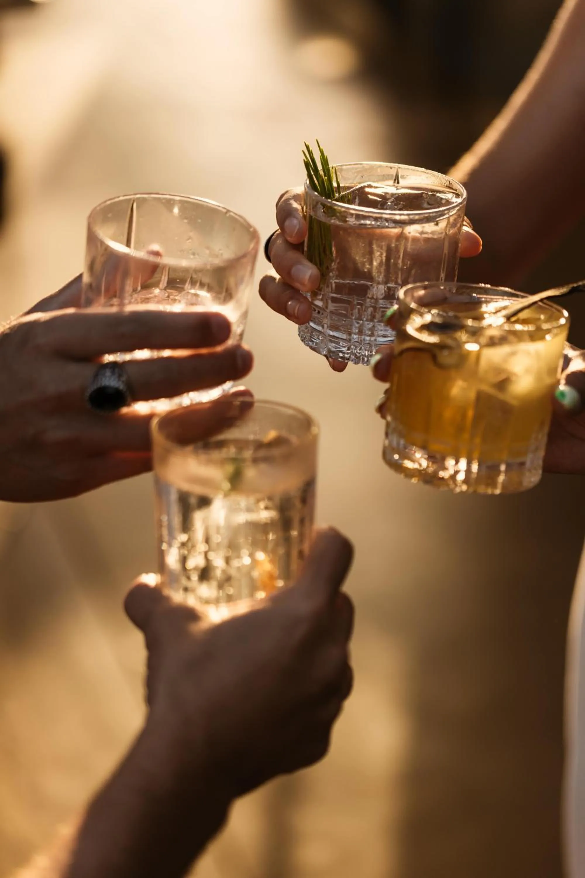 Drinks in 7Pines Resort Ibiza, part of Destination by Hyatt