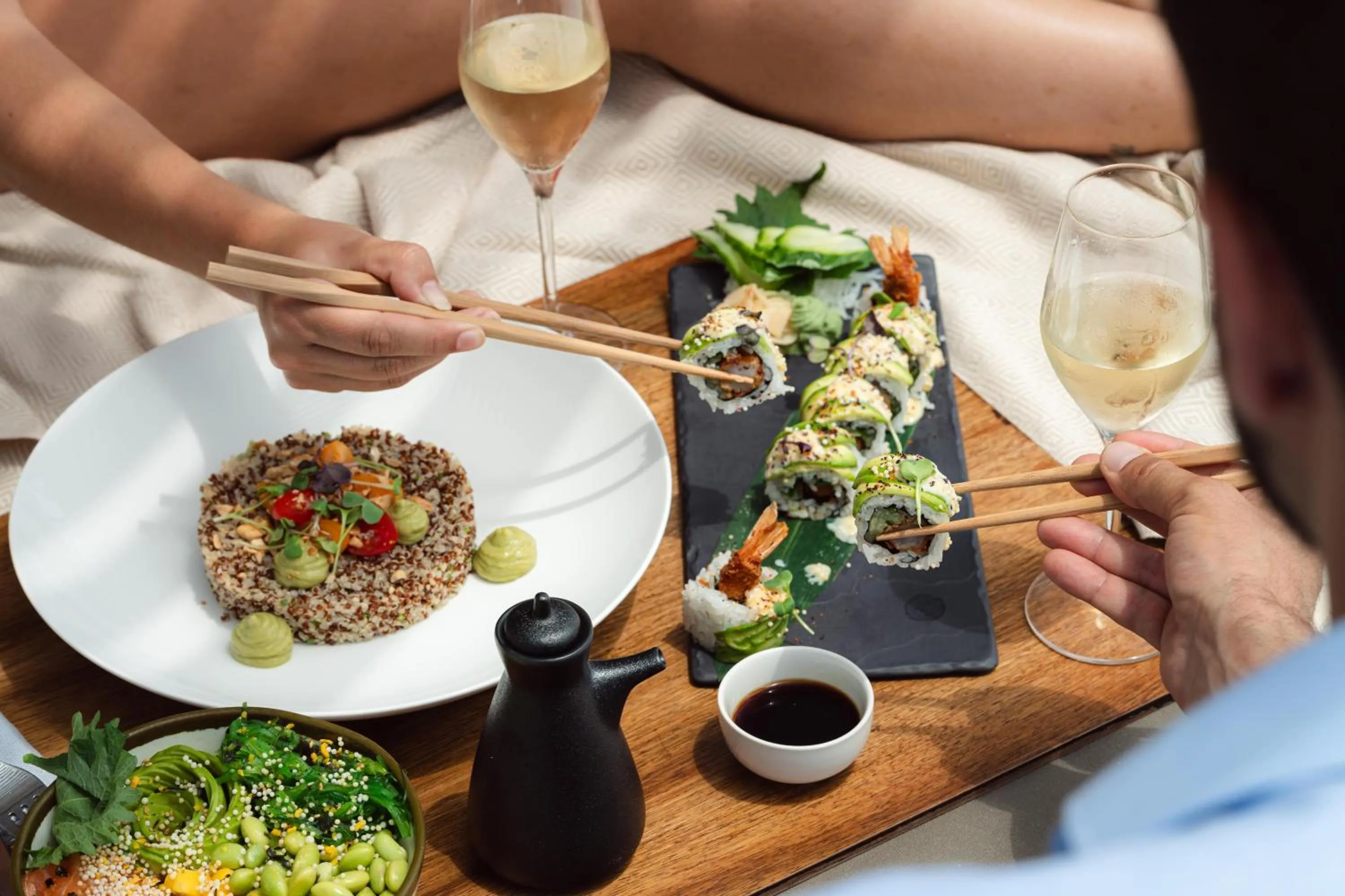 Food in 7Pines Resort Ibiza, part of Destination by Hyatt