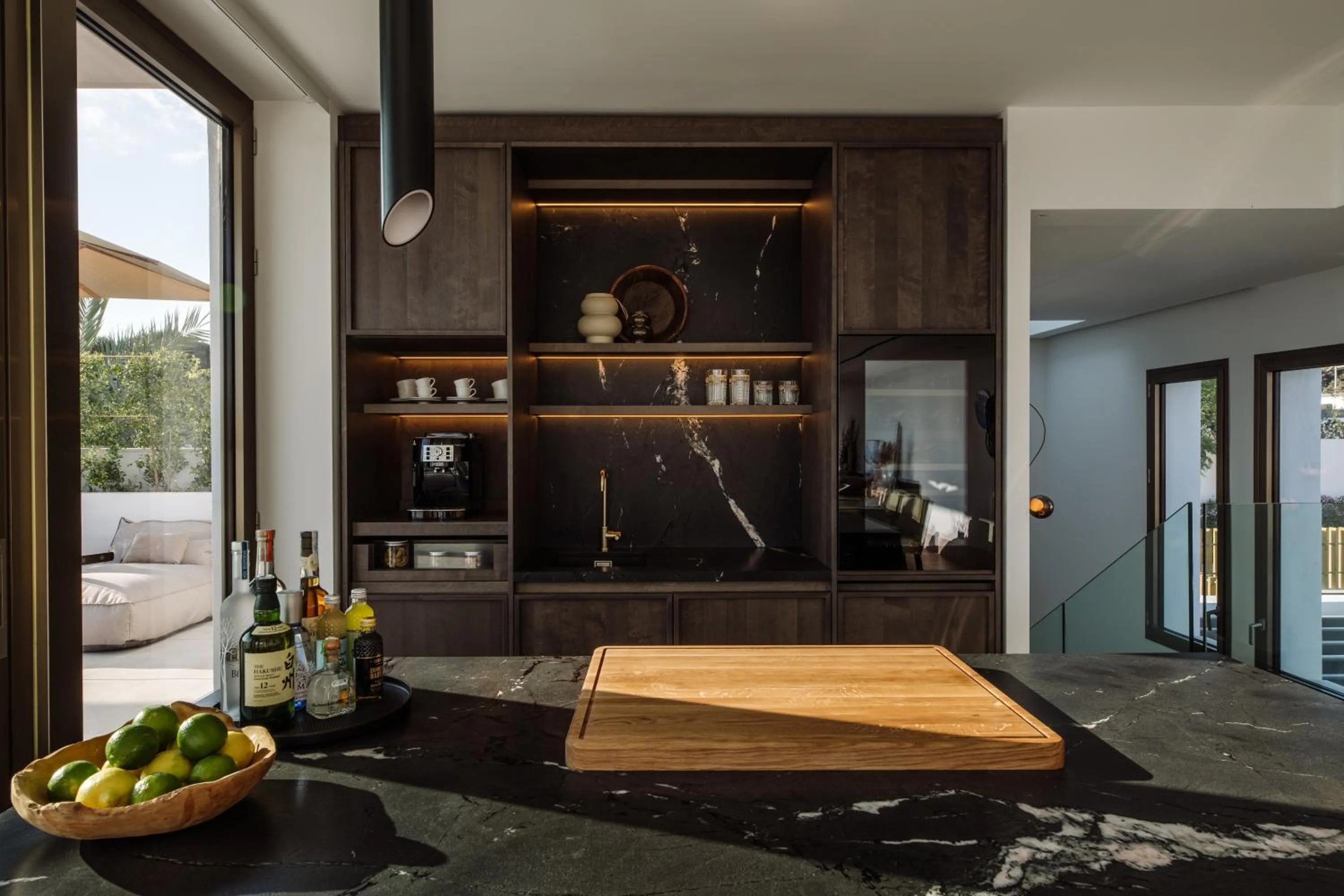 kitchen in 7Pines Resort Ibiza, part of Destination by Hyatt