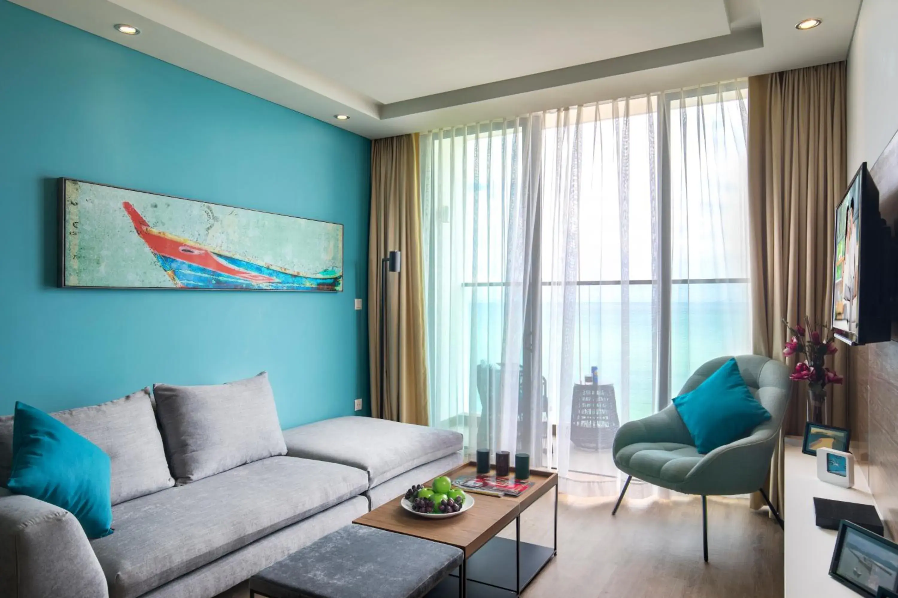 Living room in Citadines Bayfront Nha Trang Living room in Citadines Bayfront Nha Trang
