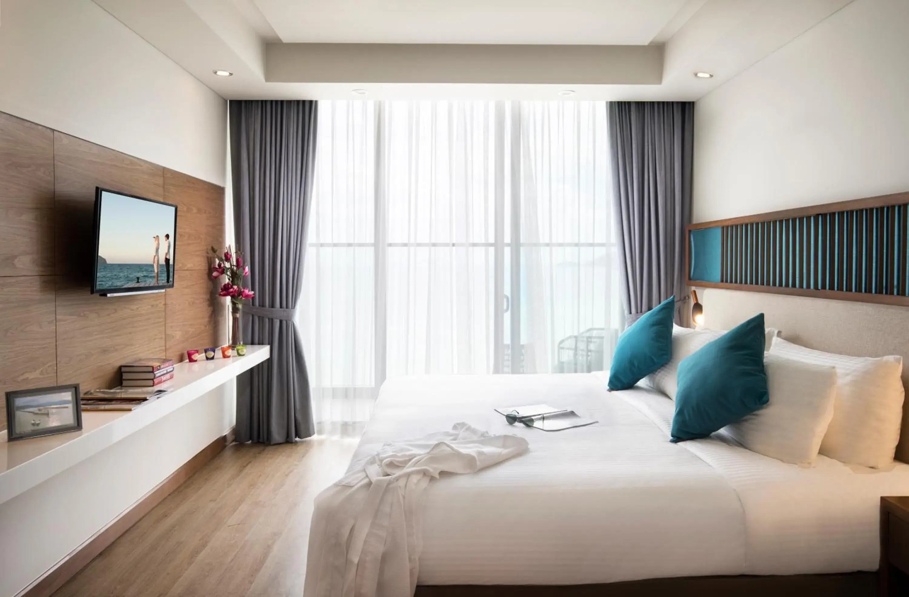 Bed in Citadines Bayfront Nha Trang Bed in Citadines Bayfront Nha Trang