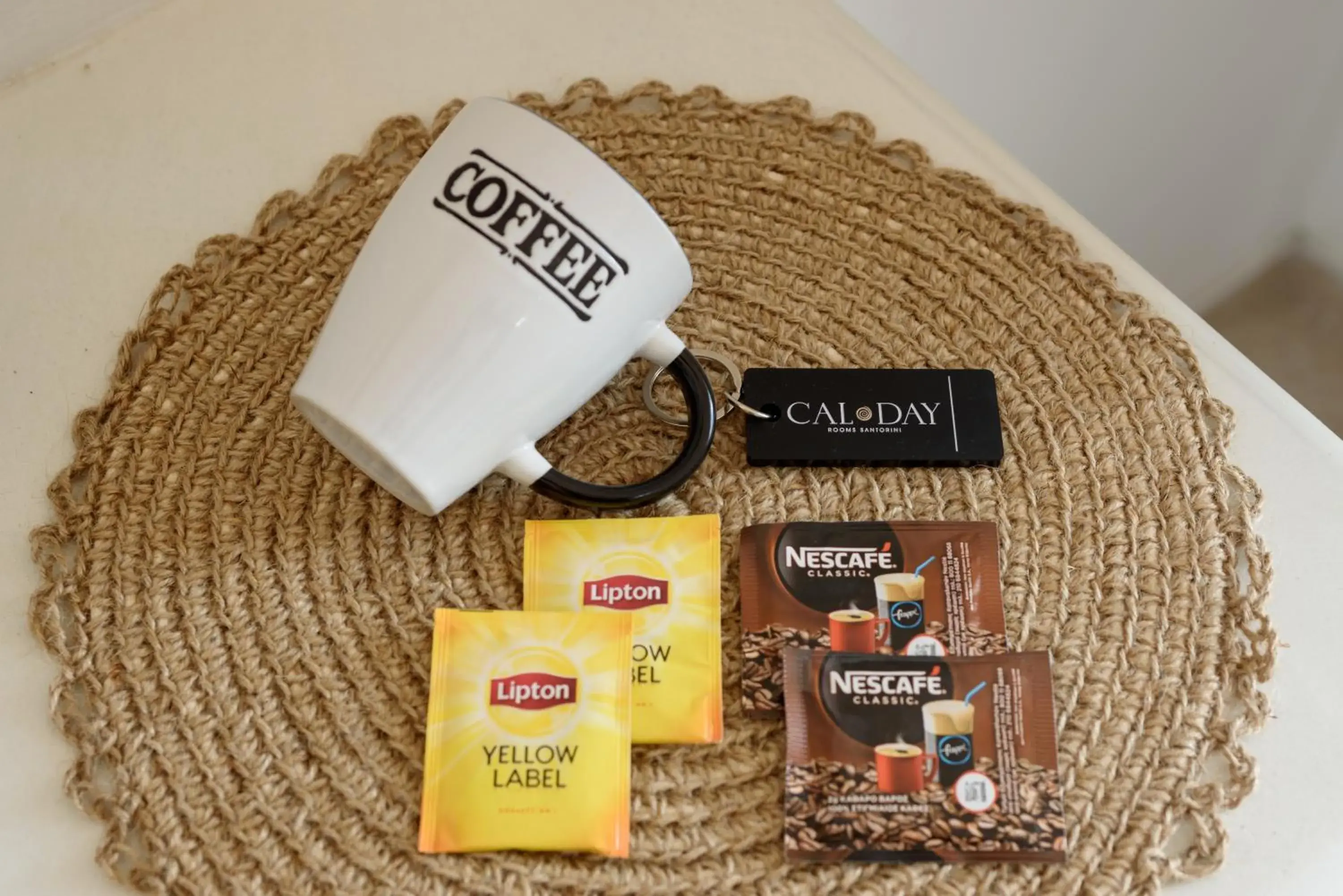 Coffee/tea facilities in Cal Day Rooms Santorini Coffee/tea facilities in Cal Day Rooms Santorini