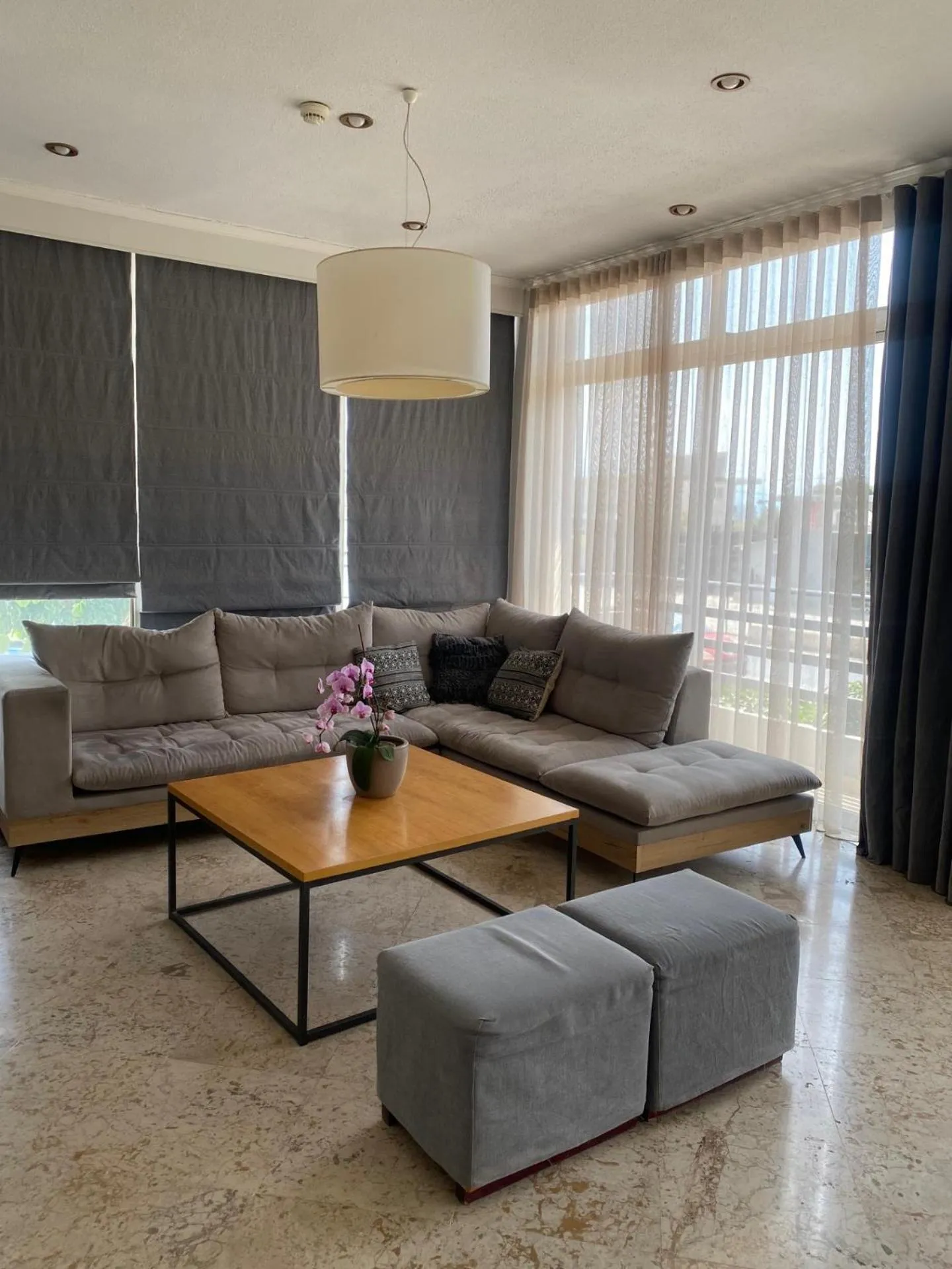 Communal lounge/ TV room in Messini Hotel