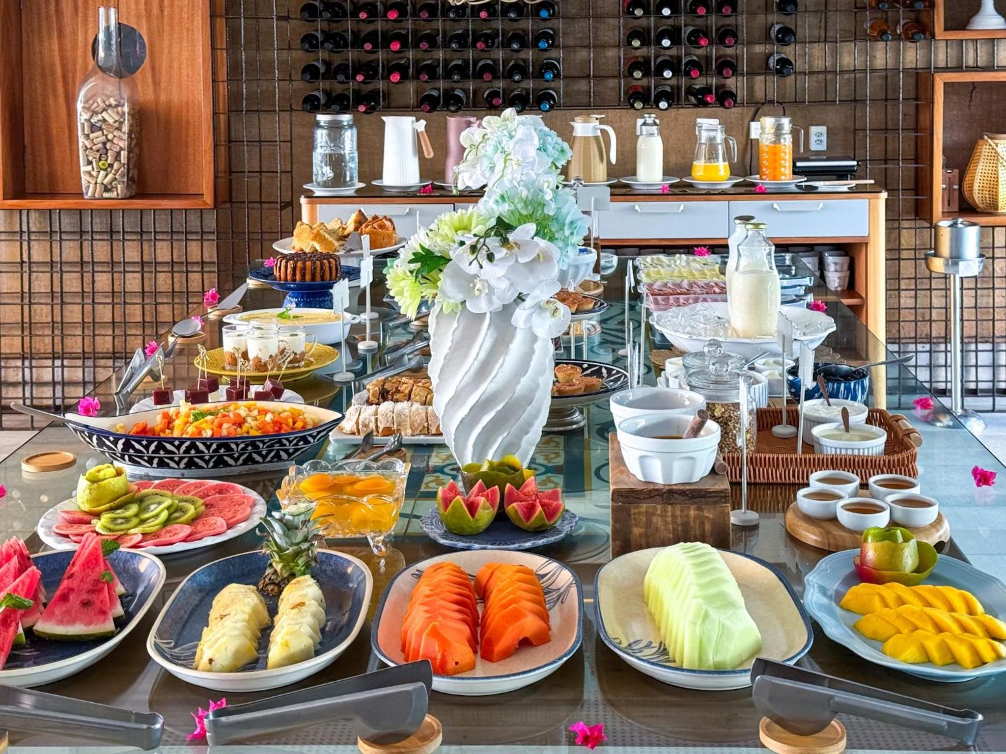 Breakfast in Hotel Boutique Recanto da Passagem