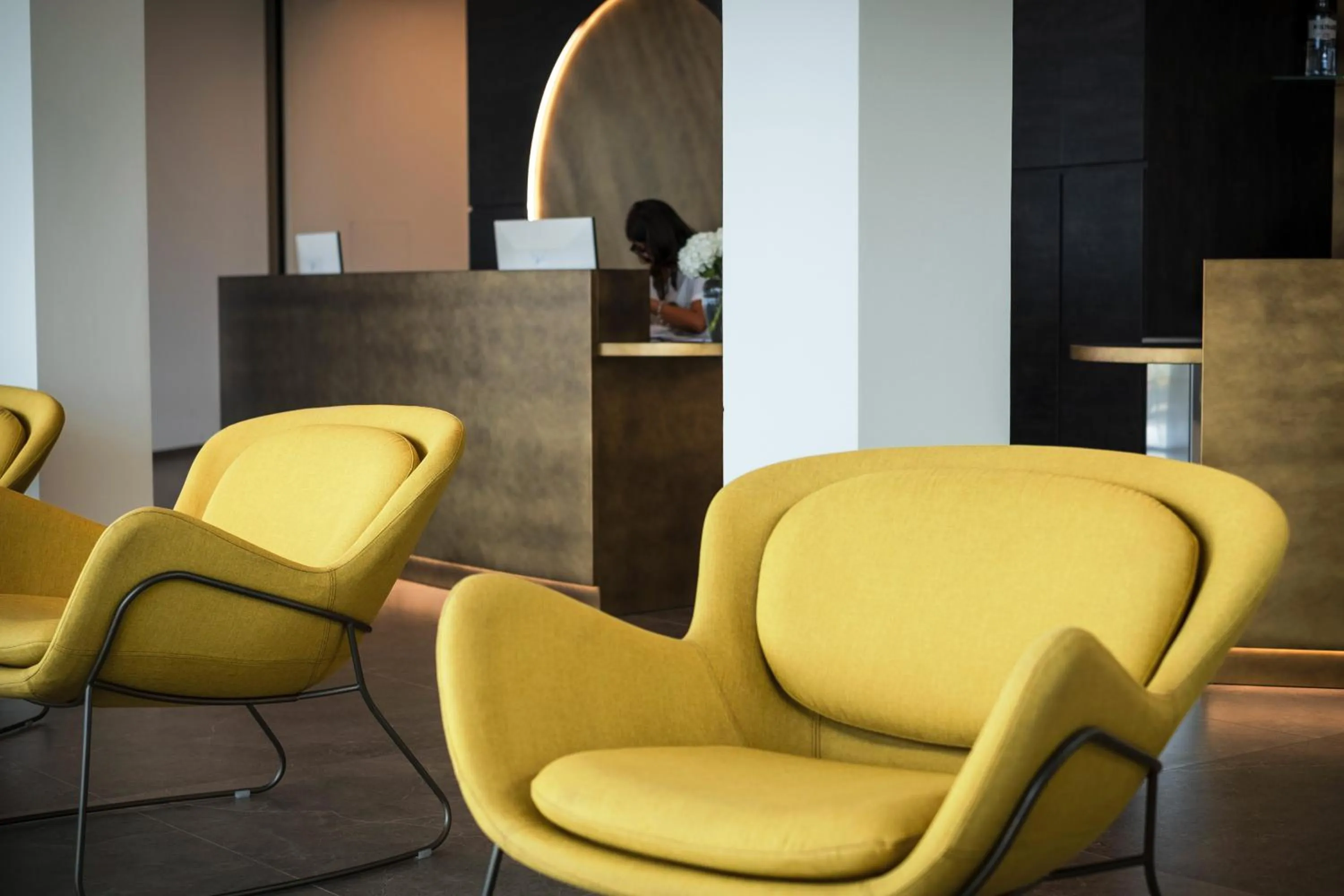 Seating area in Residence Cristallo Senigallia