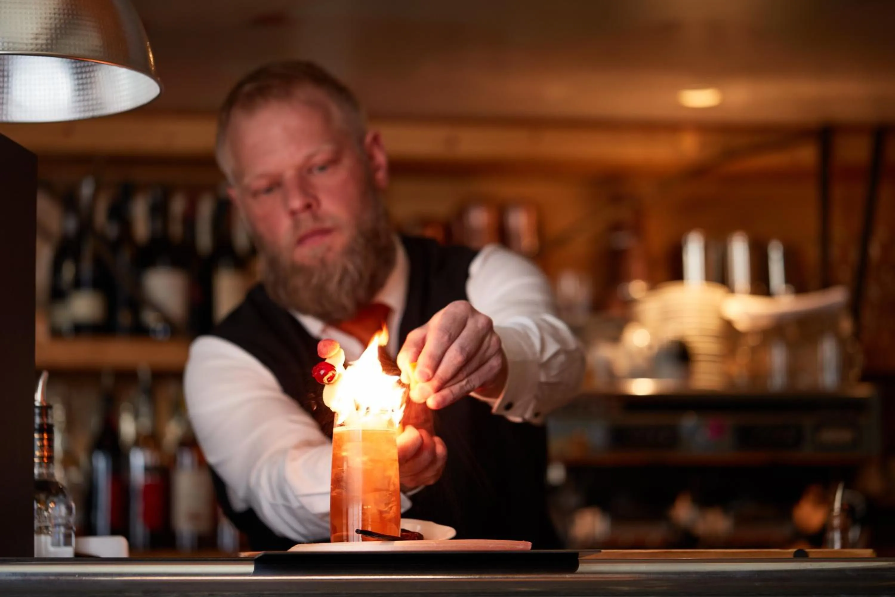 Lounge or bar in Hôtel Chalet Mounier