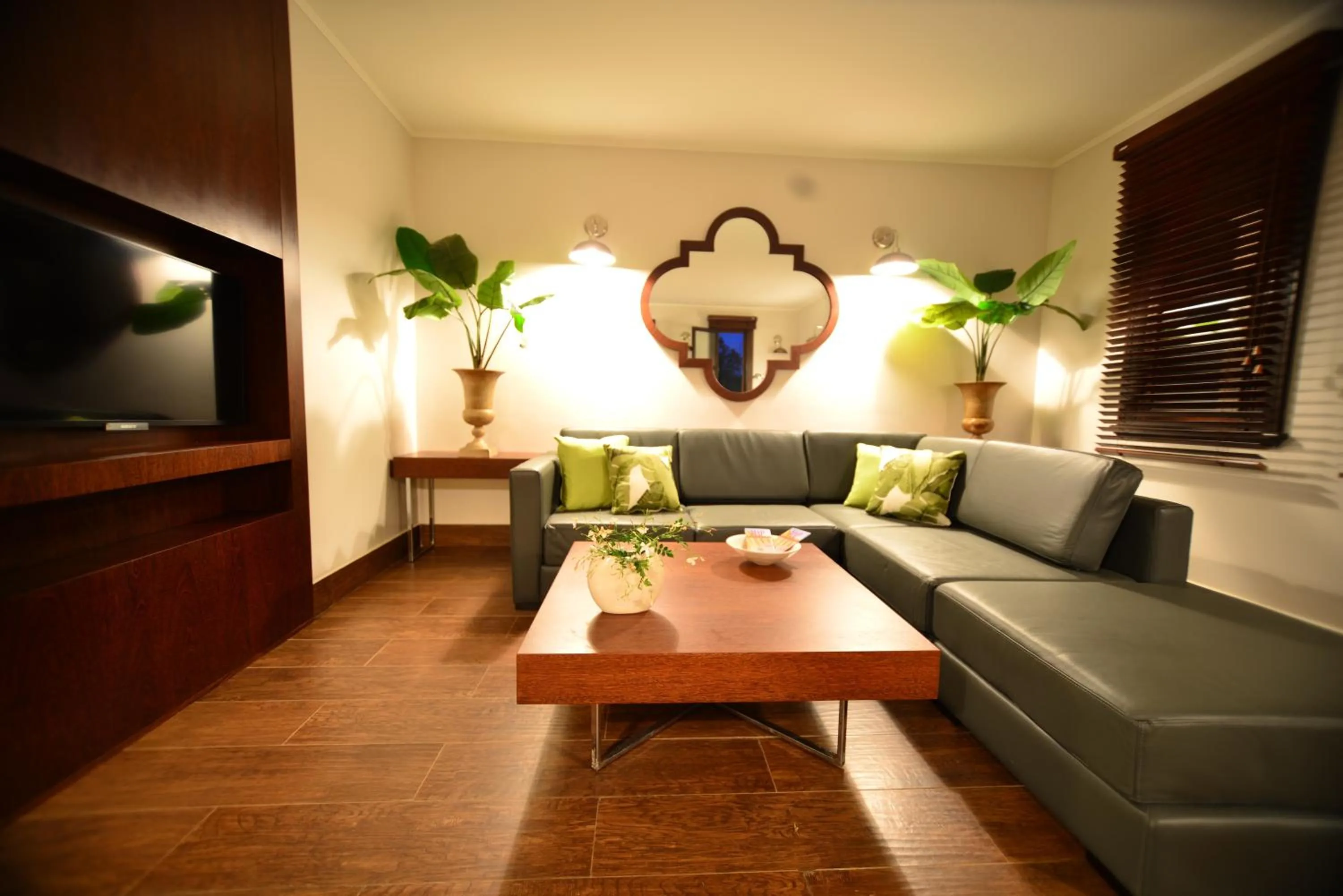 Living room in Hotel Guaminí Misión