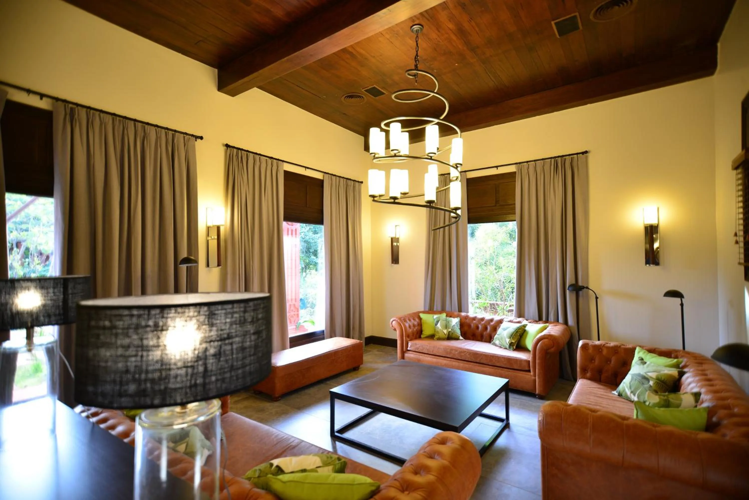 Lobby or reception in Hotel Guaminí Misión