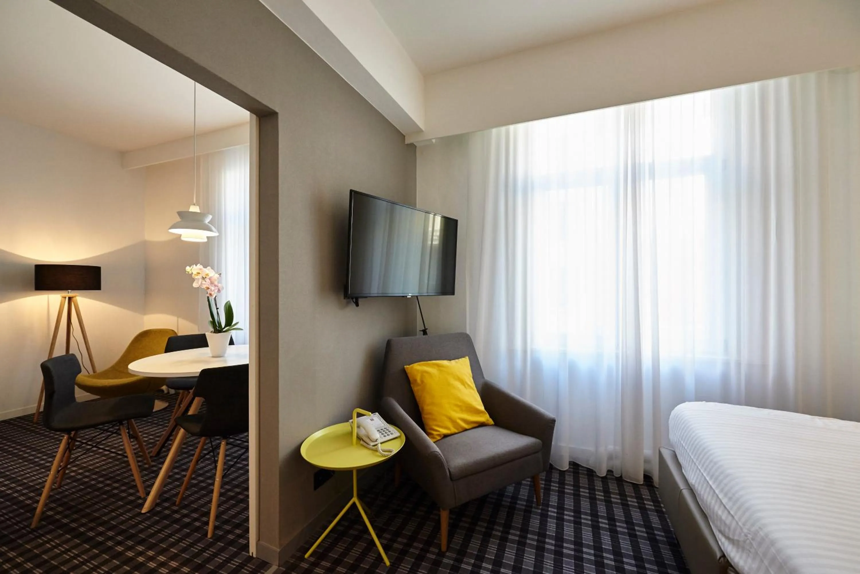 Photo of the whole room, Bed in Leopold Hotel Ostend