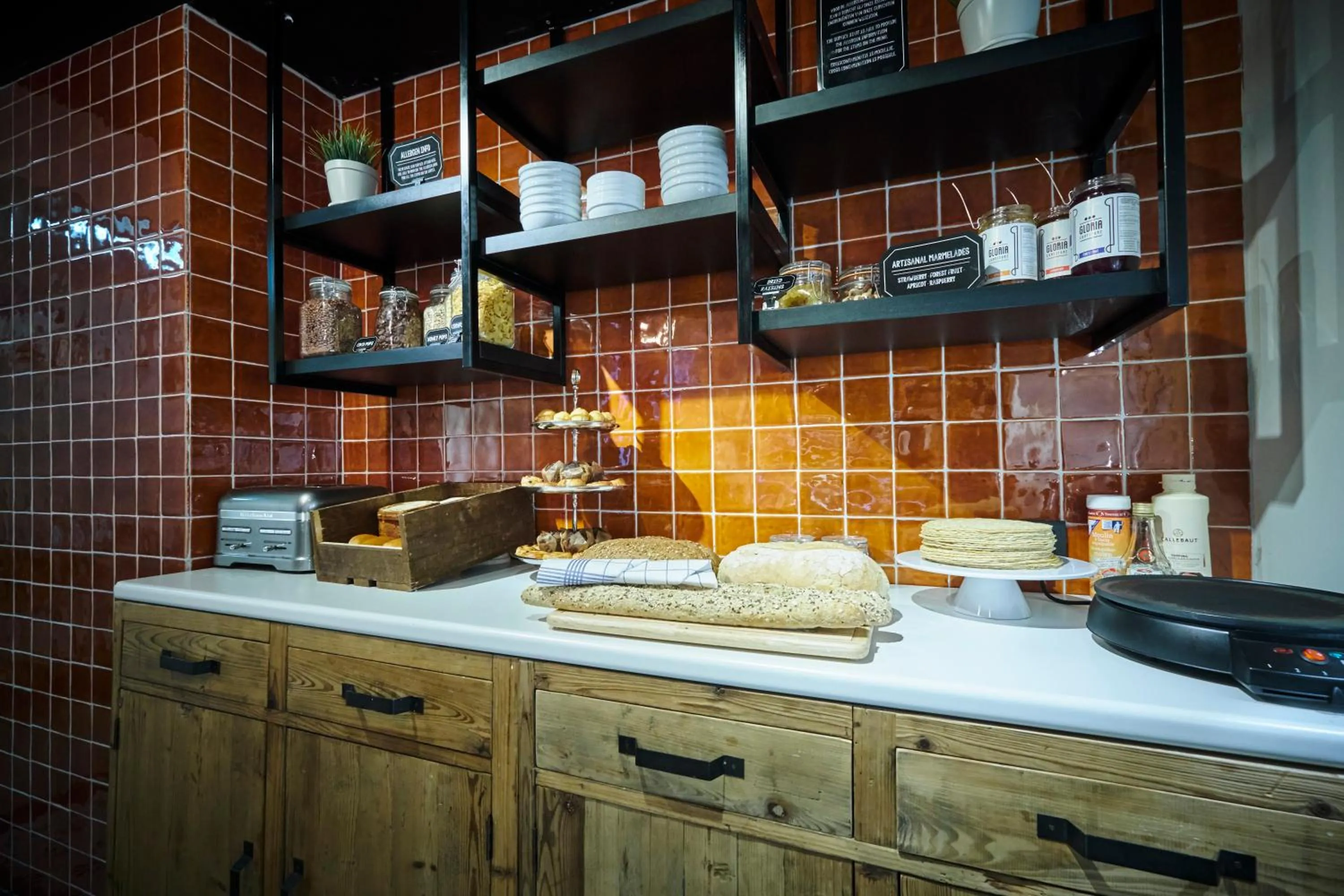 Buffet breakfast in Leopold Hotel Ostend