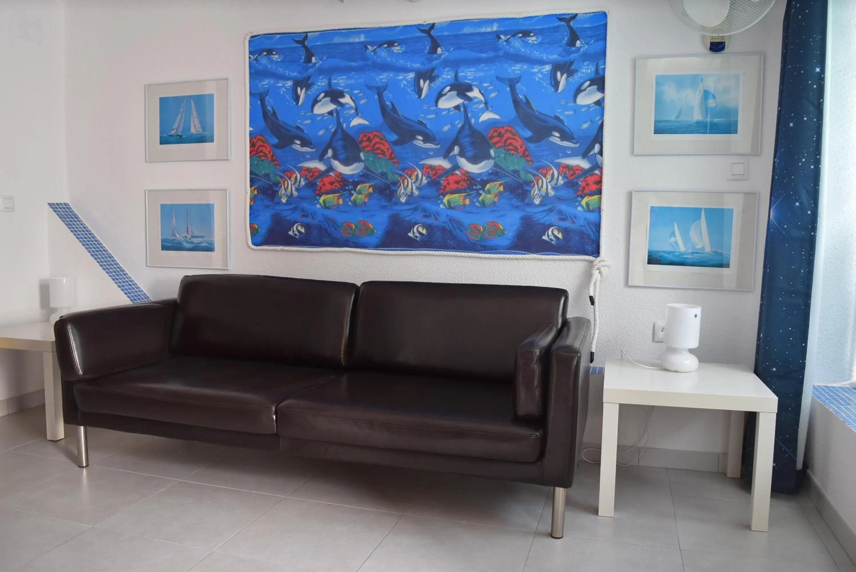 Living room in Casa Blanca Suiza