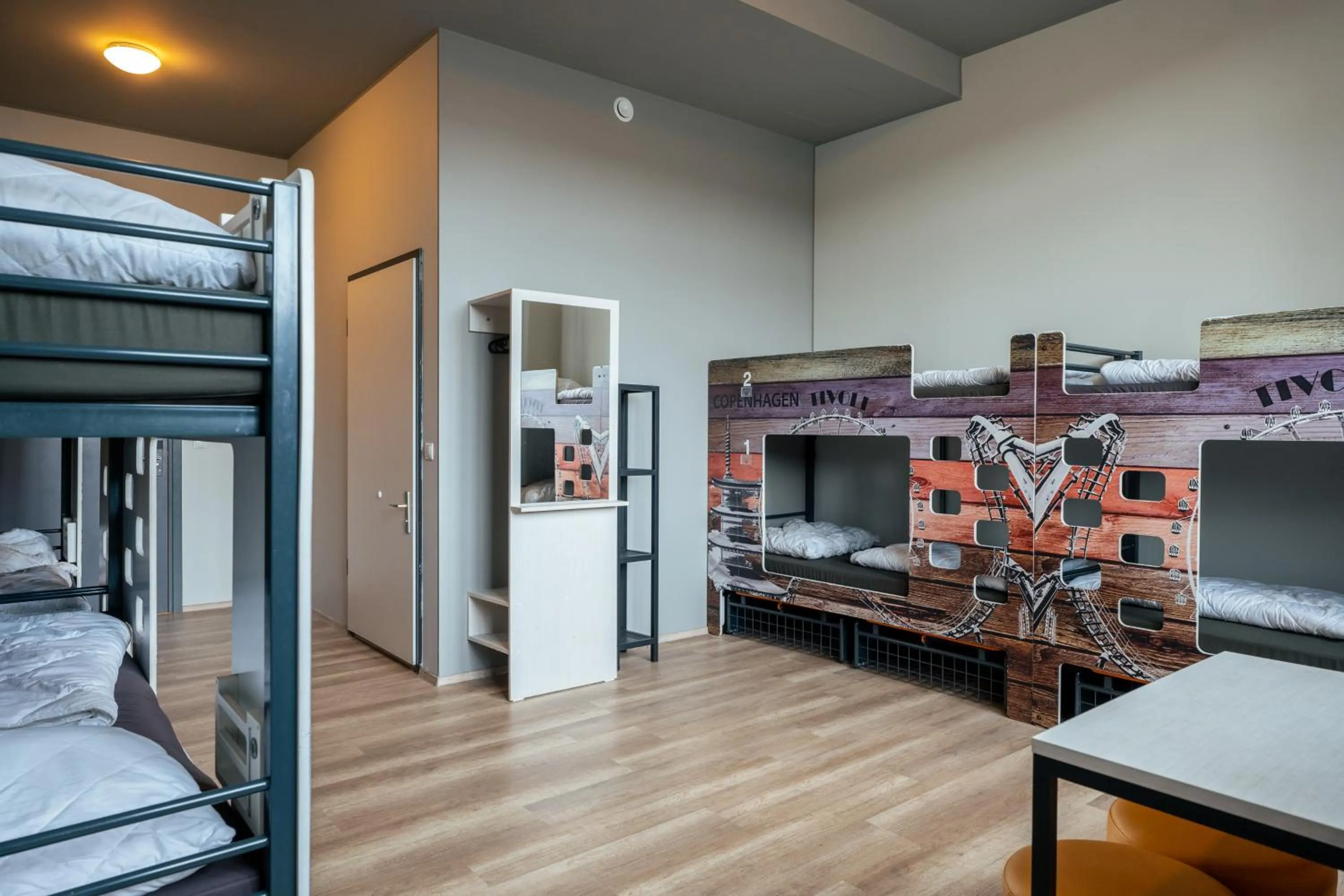 bunk bed, Bed in a&o Copenhagen Nørrebro